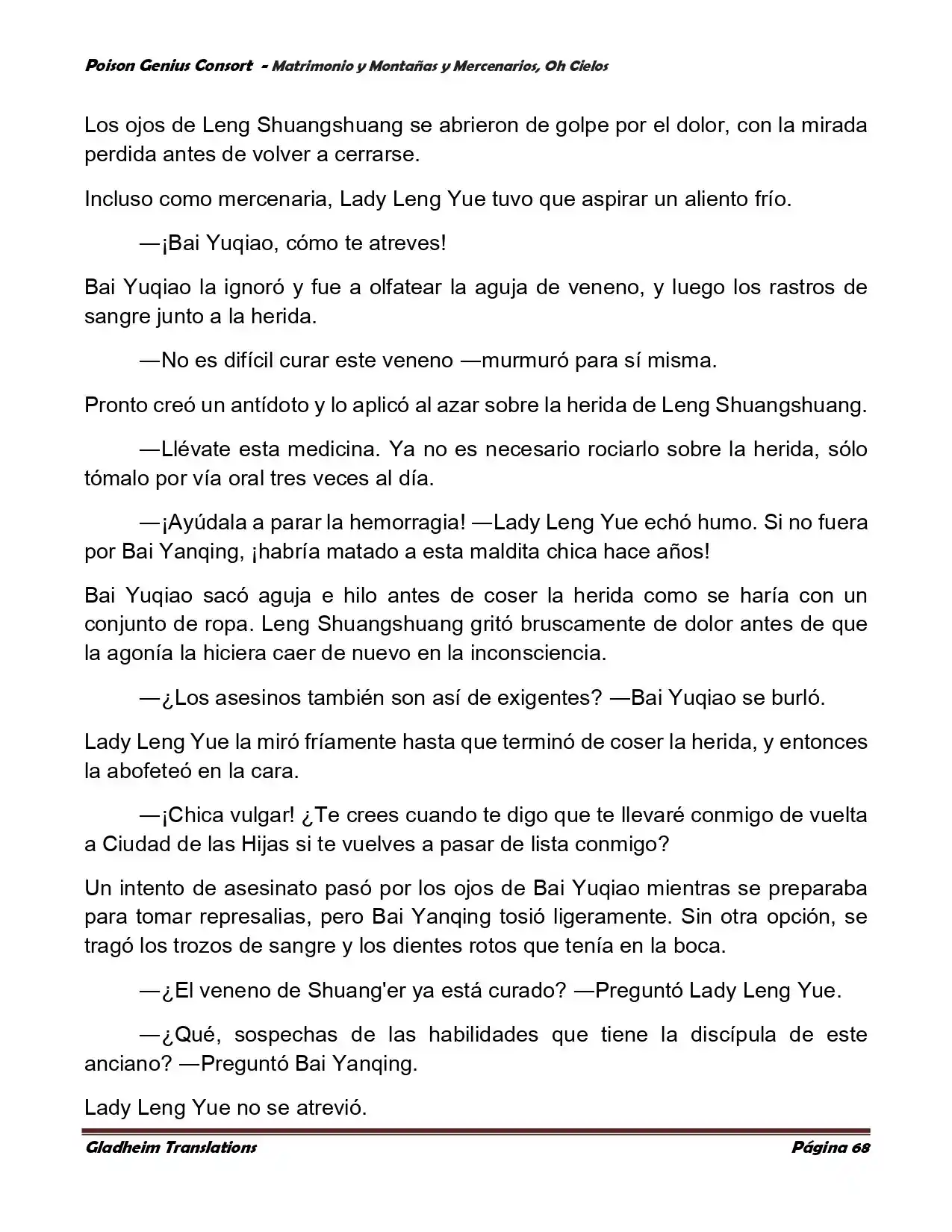 Poison Genious Consort (Novela) - Capítulo 384 - Página 68 - LectorTMOo