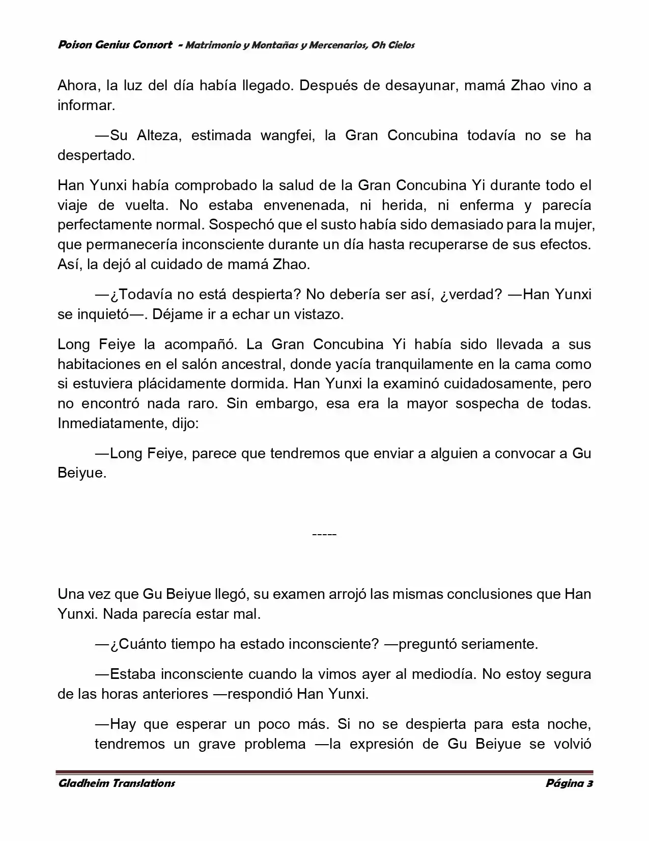 Poison Genious Consort (Novela) - Capítulo 385 - Página 3 - LectorTMOo