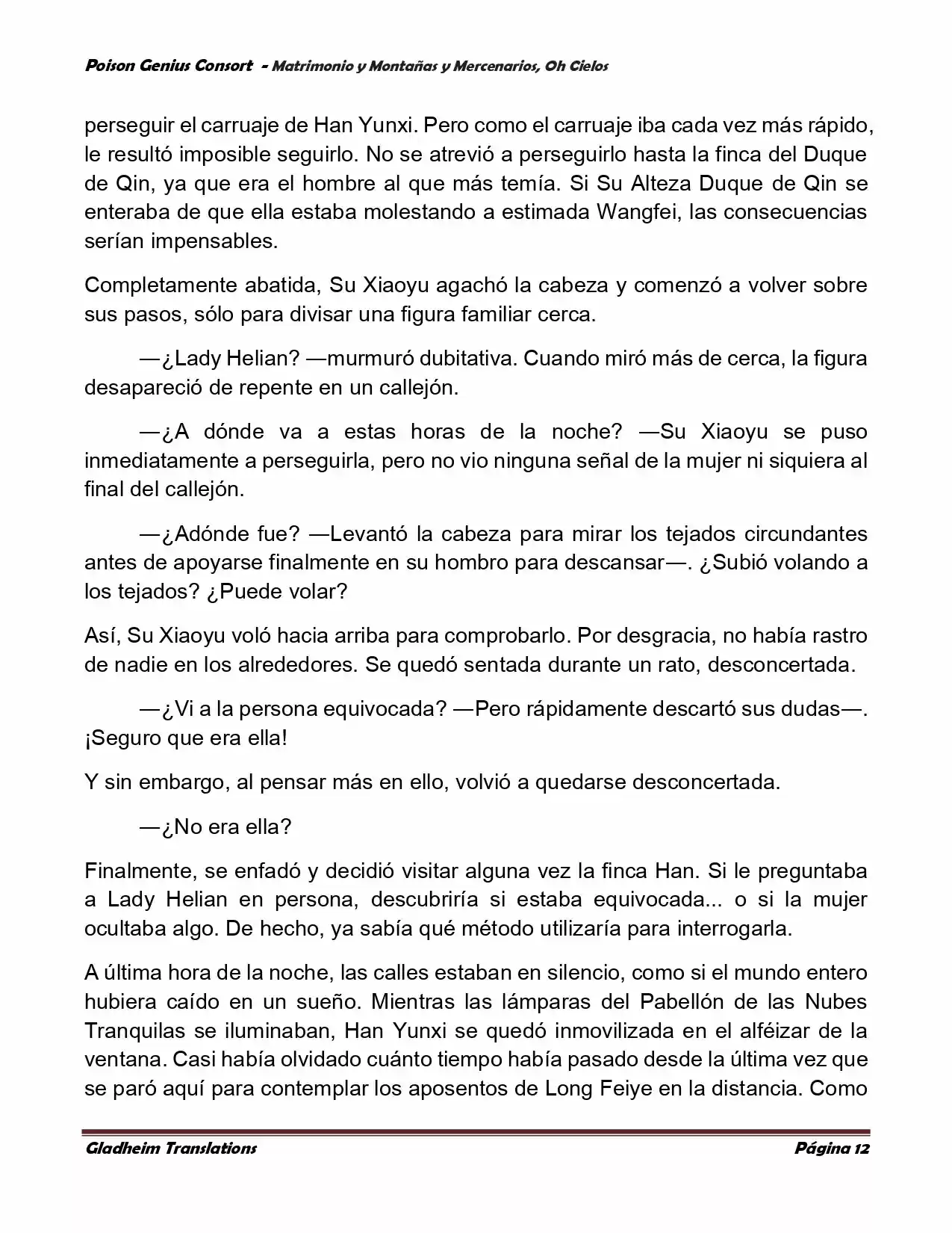 Poison Genious Consort (Novela) - Capítulo 385 - Página 12 - LectorTMOo