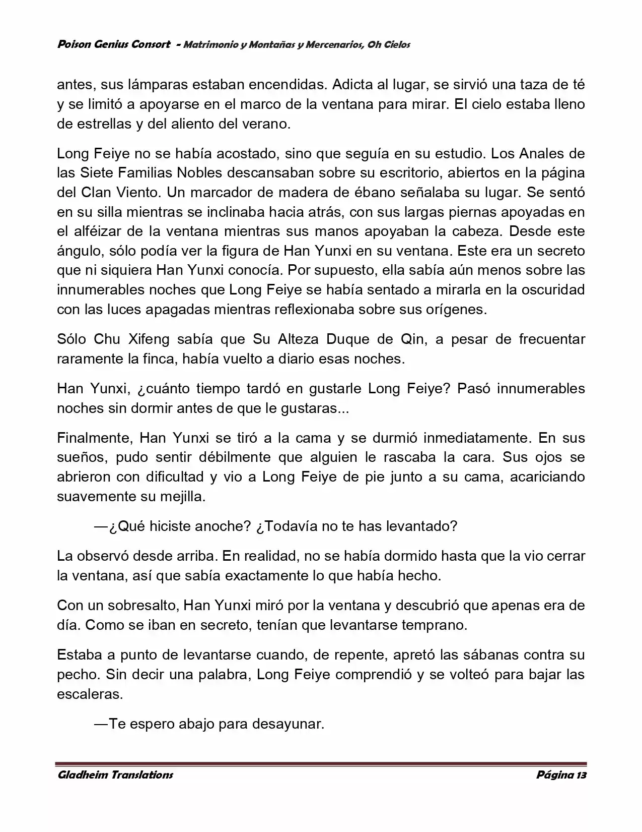 Poison Genious Consort (Novela) - Capítulo 385 - Página 13 - LectorTMOo