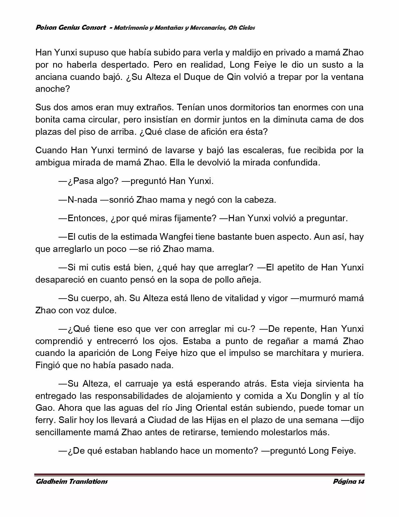Poison Genious Consort (Novela) - Capítulo 385 - Página 14 - LectorTMOo