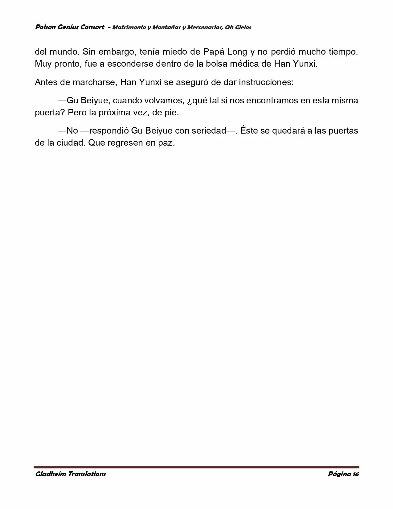 Poison Genious Consort (Novela) - Capítulo 385 - Página 16 - LectorTMOo