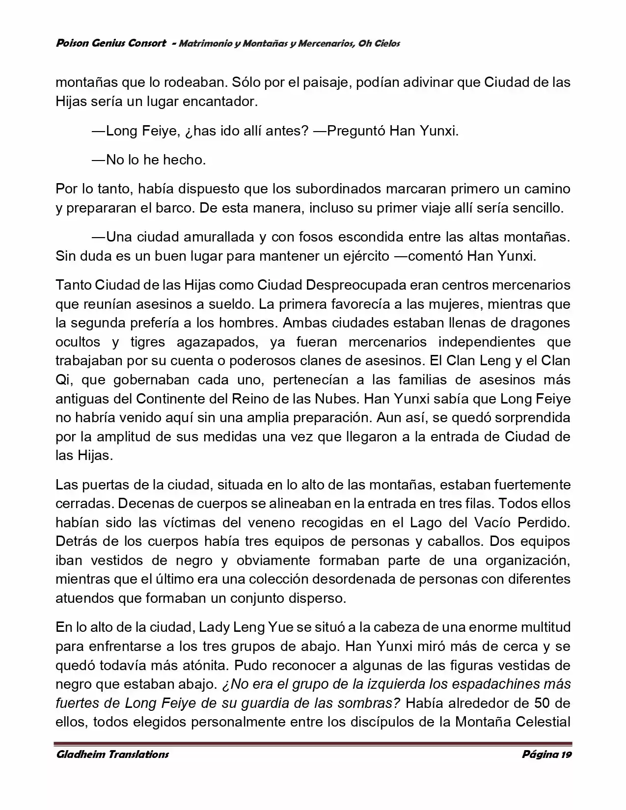 Poison Genious Consort (Novela) - Capítulo 385 - Página 19 - LectorTMOo