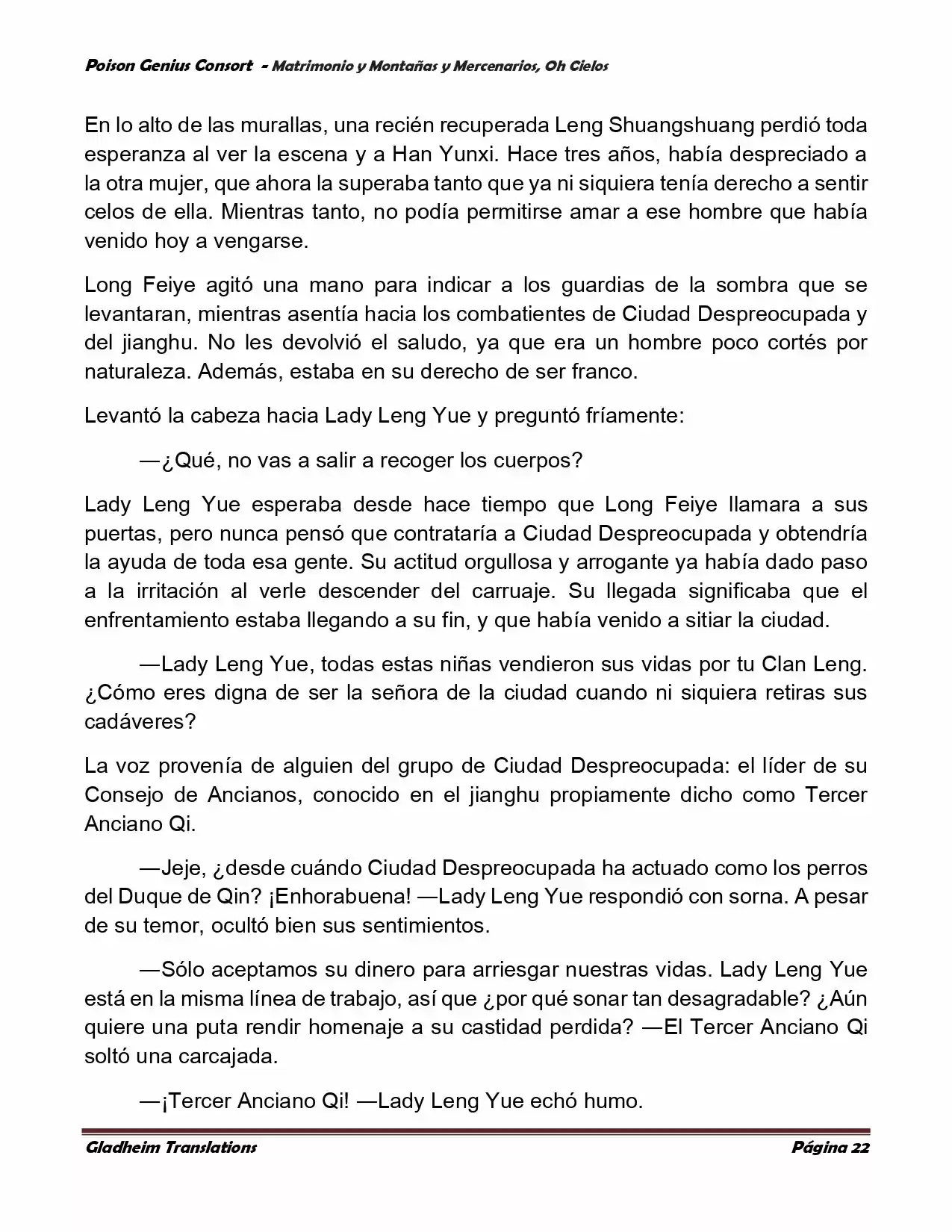 Poison Genious Consort (Novela) - Capítulo 385 - Página 22 - LectorTMOo