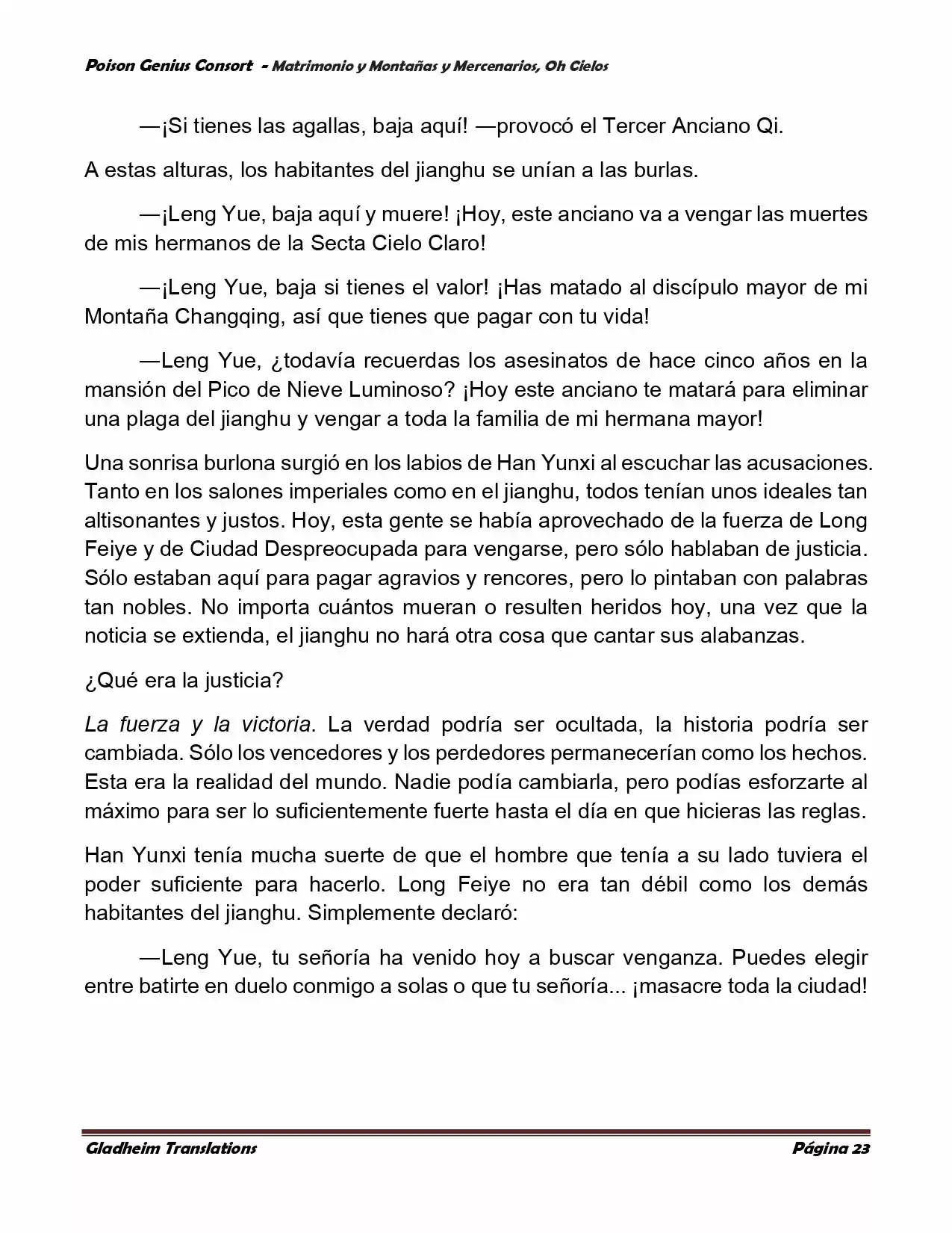 Poison Genious Consort (Novela) - Capítulo 385 - Página 23 - LectorTMOo