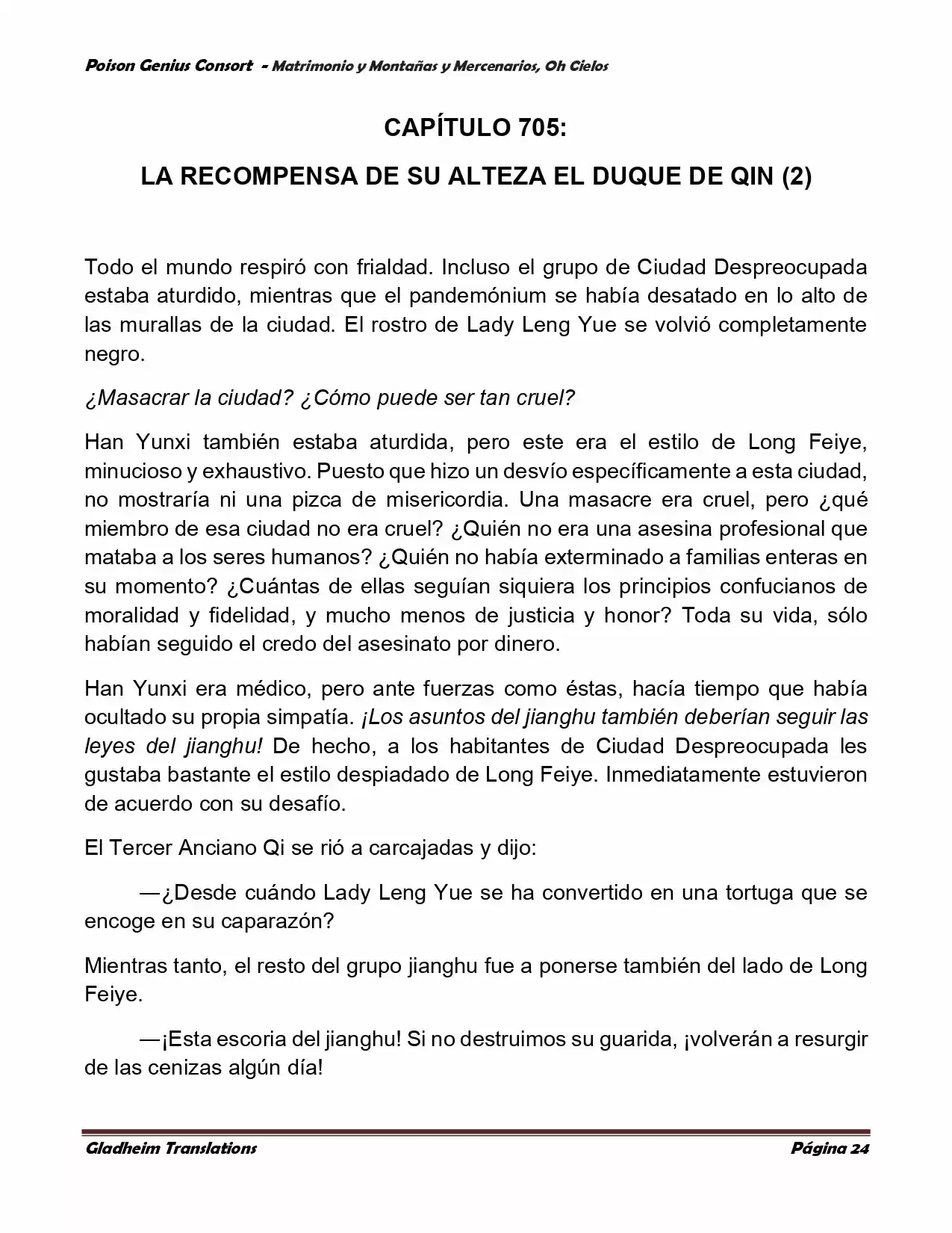 Poison Genious Consort (Novela) - Capítulo 385 - Página 24 - LectorTMOo