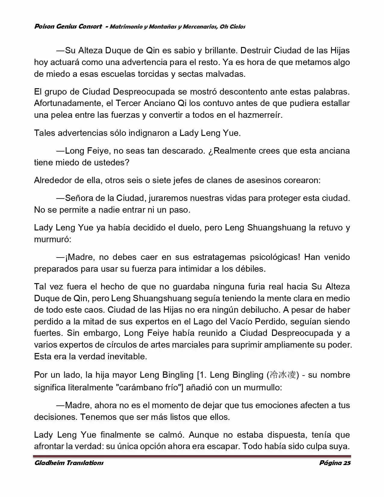 Poison Genious Consort (Novela) - Capítulo 385 - Página 25 - LectorTMOo