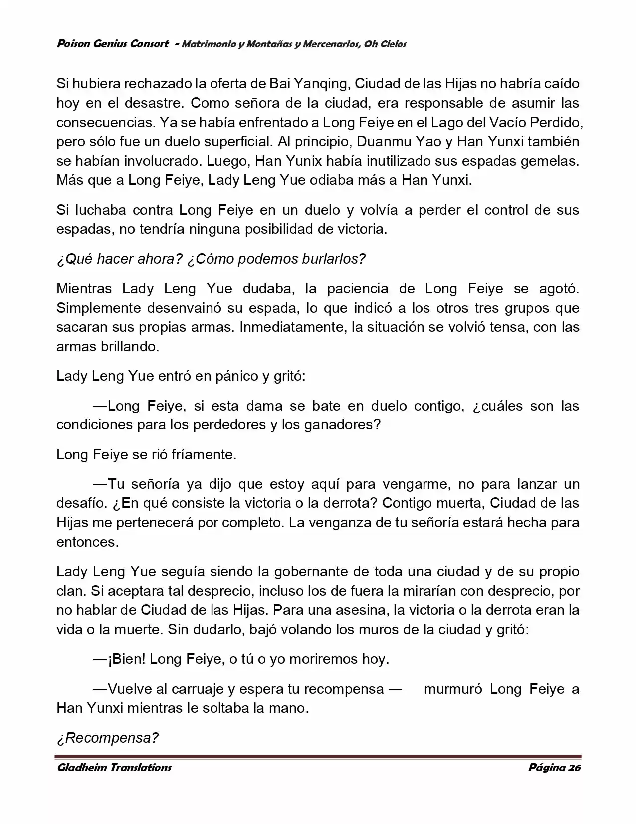 Poison Genious Consort (Novela) - Capítulo 385 - Página 26 - LectorTMOo