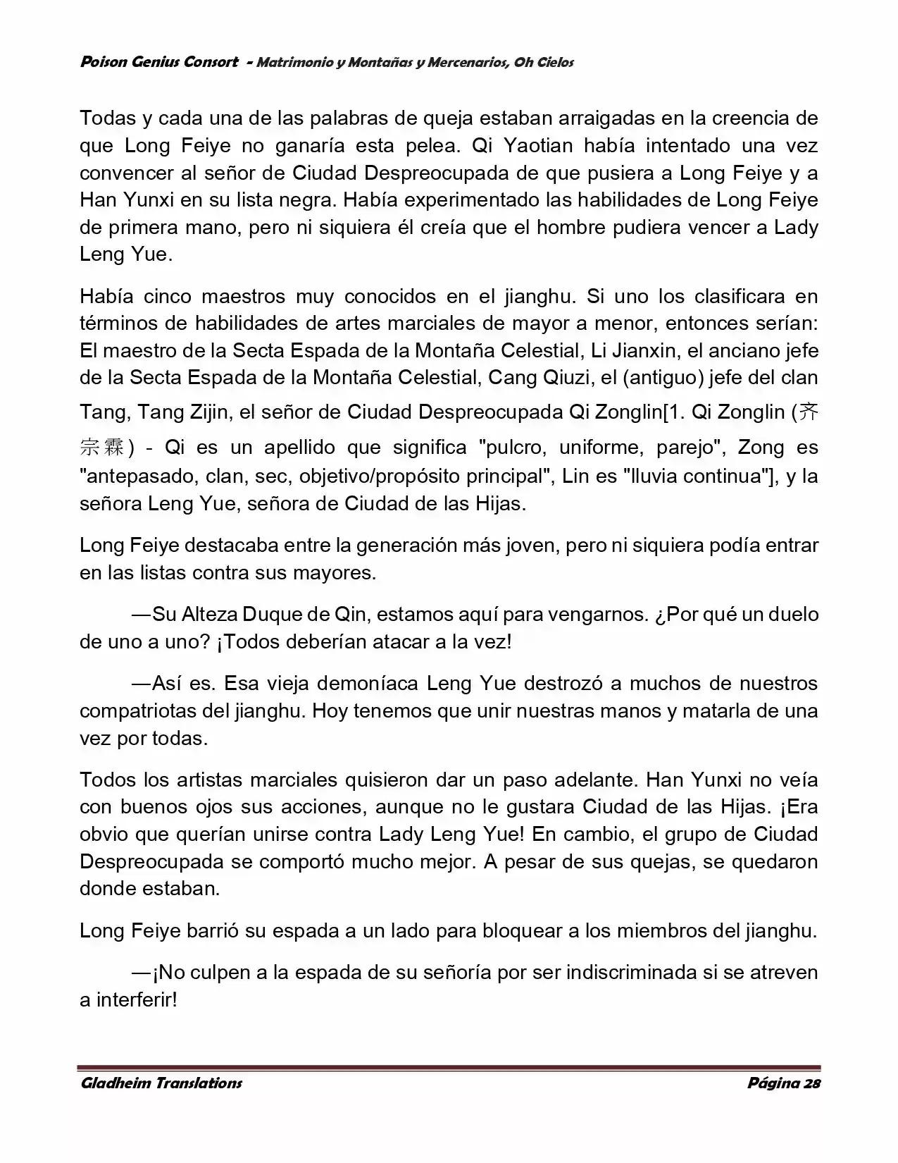 Poison Genious Consort (Novela) - Capítulo 385 - Página 28 - LectorTMOo