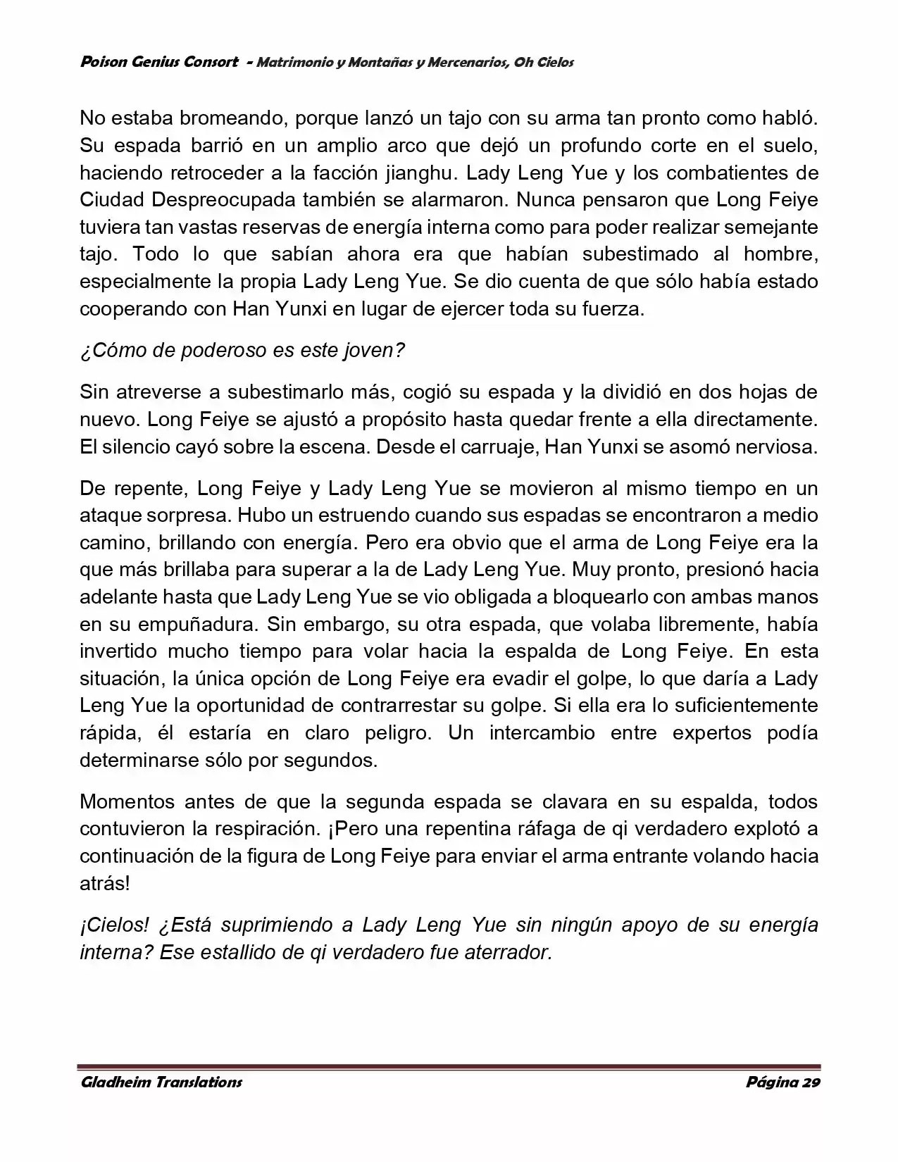 Poison Genious Consort (Novela) - Capítulo 385 - Página 29 - LectorTMOo
