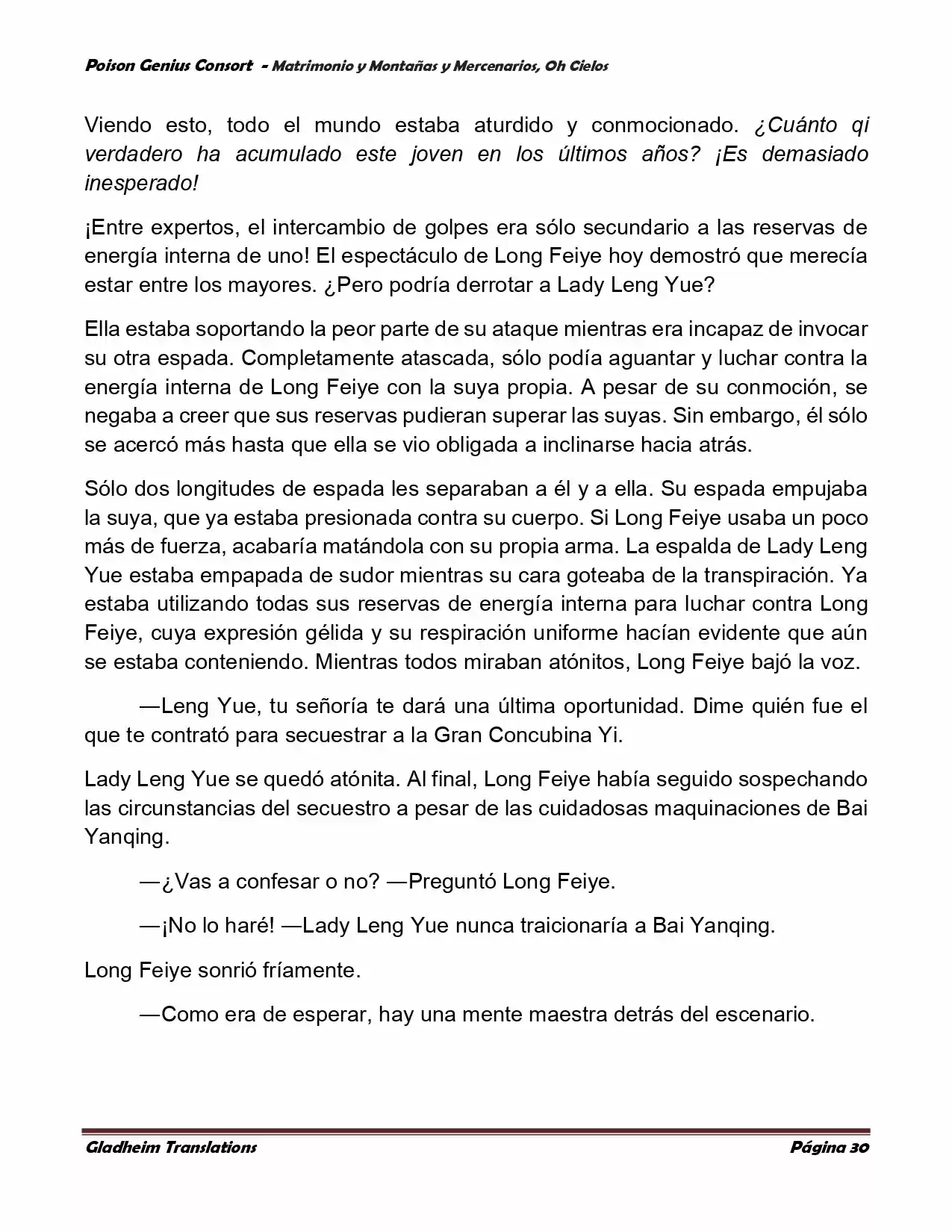 Poison Genious Consort (Novela) - Capítulo 385 - Página 30 - LectorTMOo