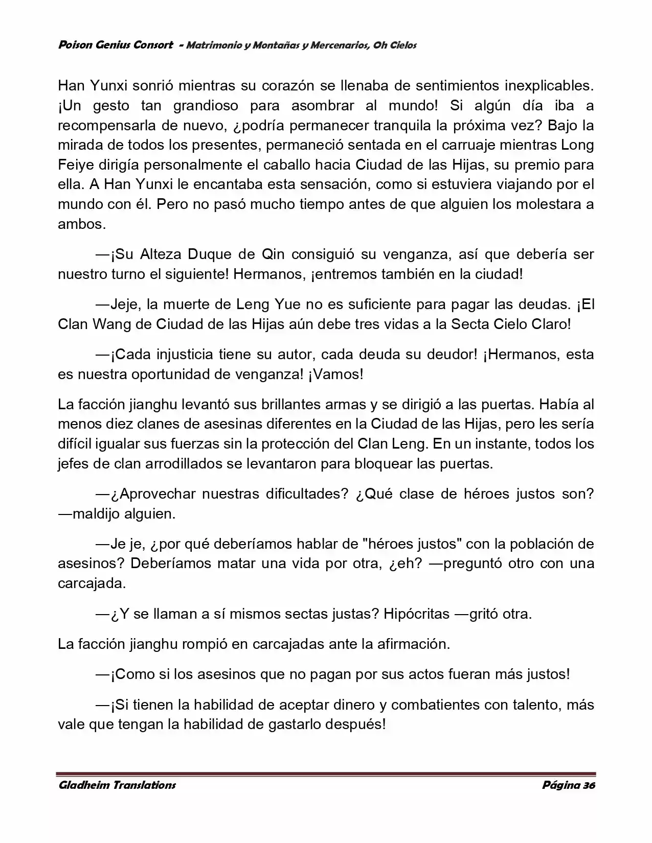 Poison Genious Consort (Novela) - Capítulo 385 - Página 36 - LectorTMOo