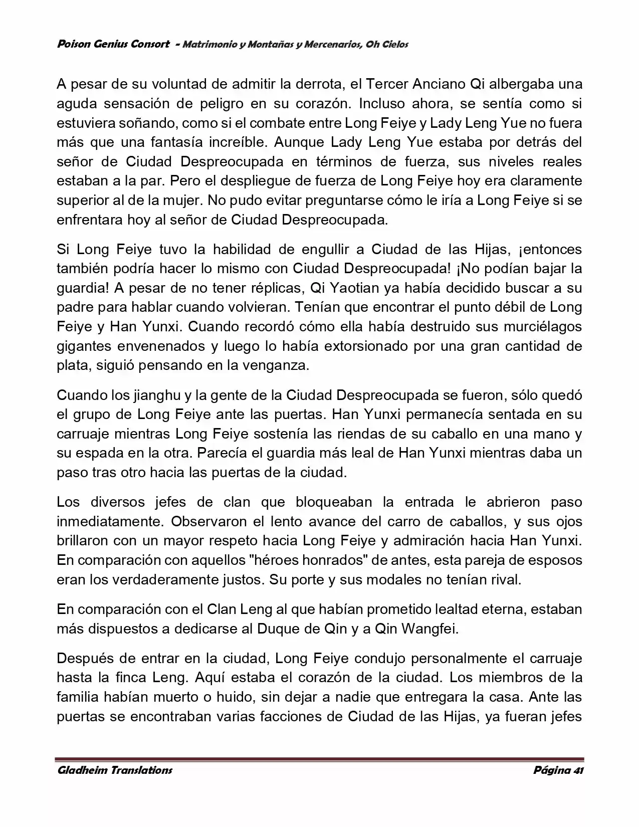 Poison Genious Consort (Novela) - Capítulo 385 - Página 41 - LectorTMOo