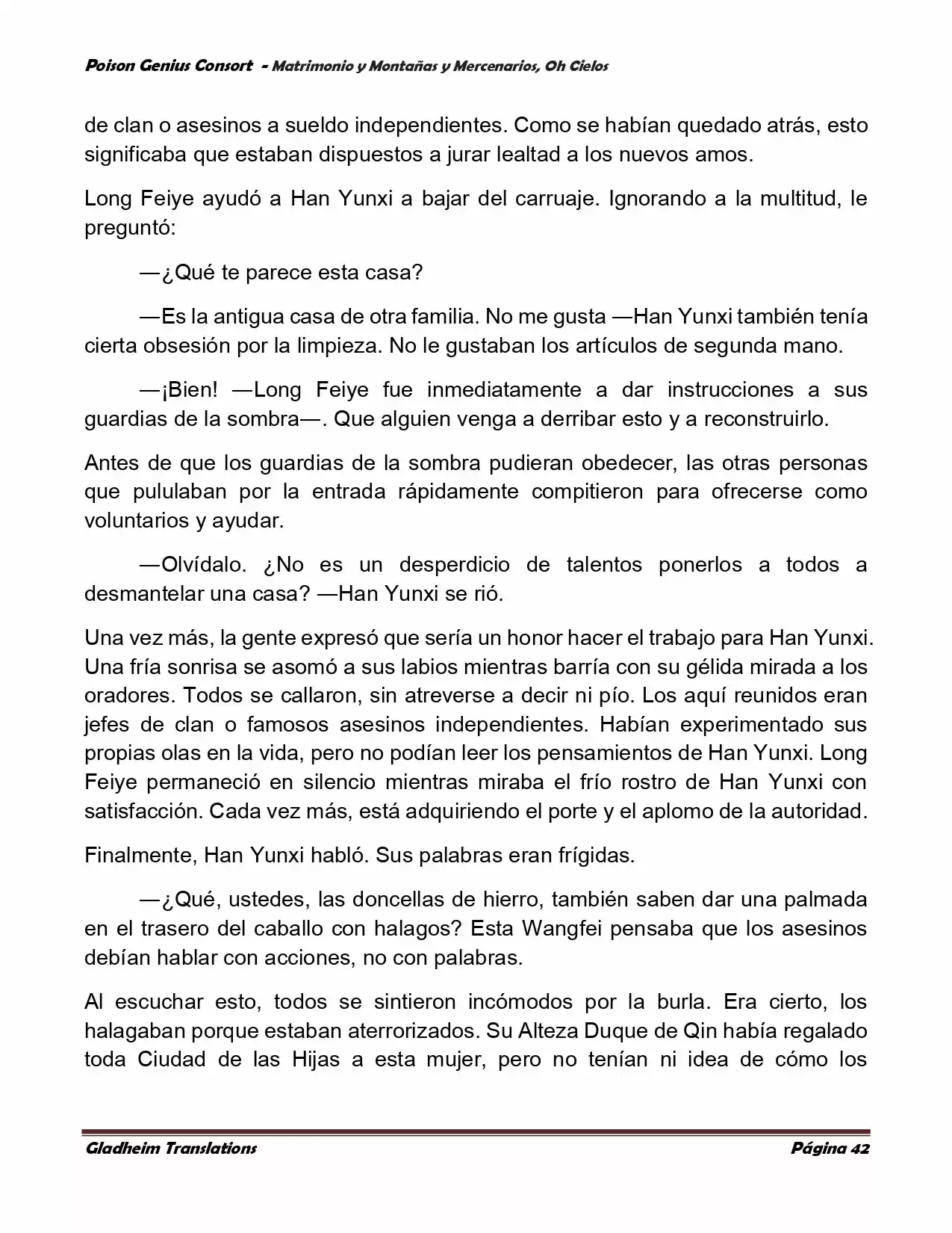 Poison Genious Consort (Novela) - Capítulo 385 - Página 42 - LectorTMOo