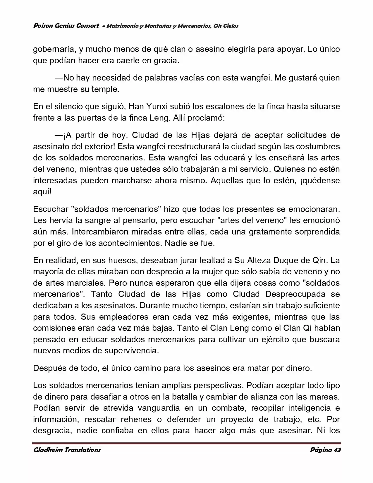 Poison Genious Consort (Novela) - Capítulo 385 - Página 43 - LectorTMOo