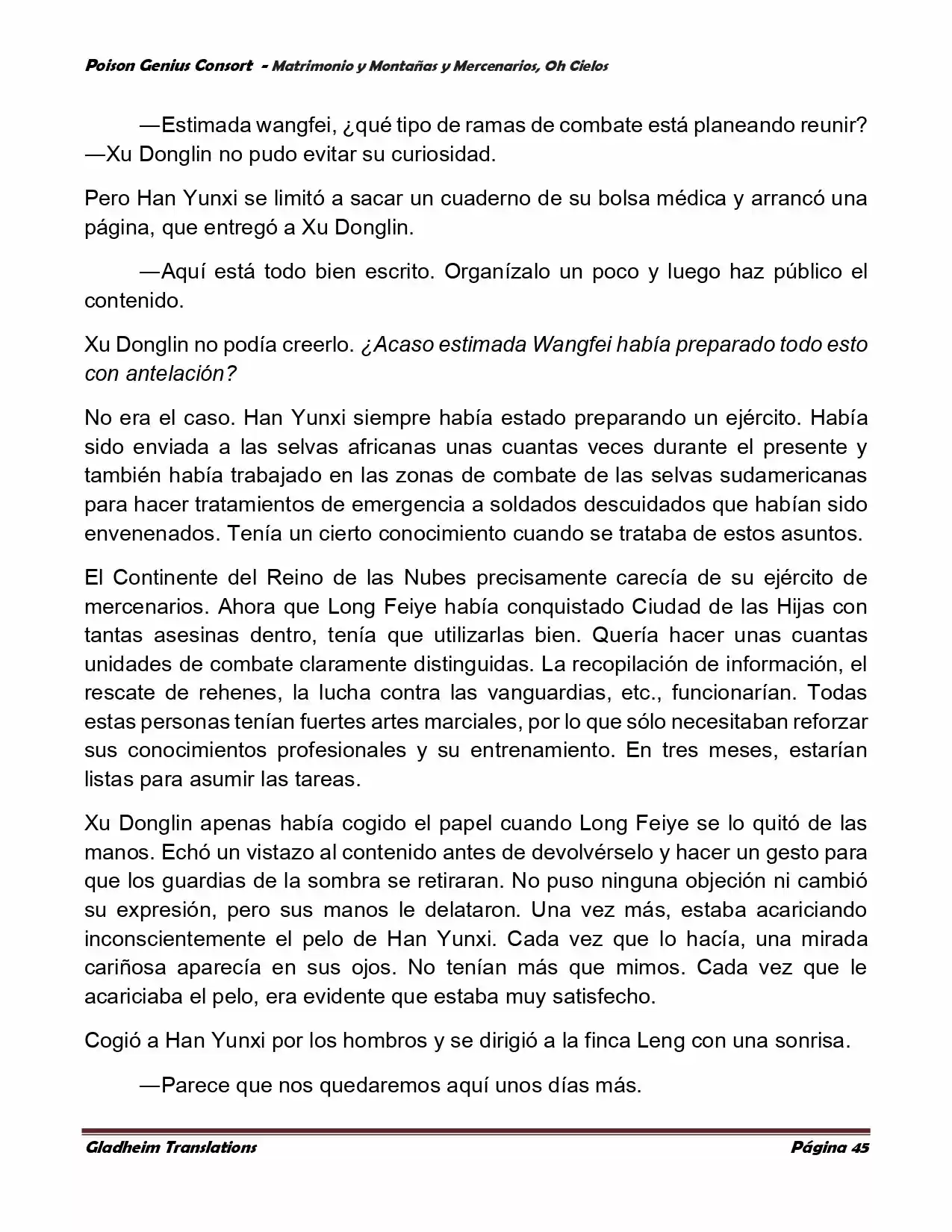 Poison Genious Consort (Novela) - Capítulo 385 - Página 45 - LectorTMOo