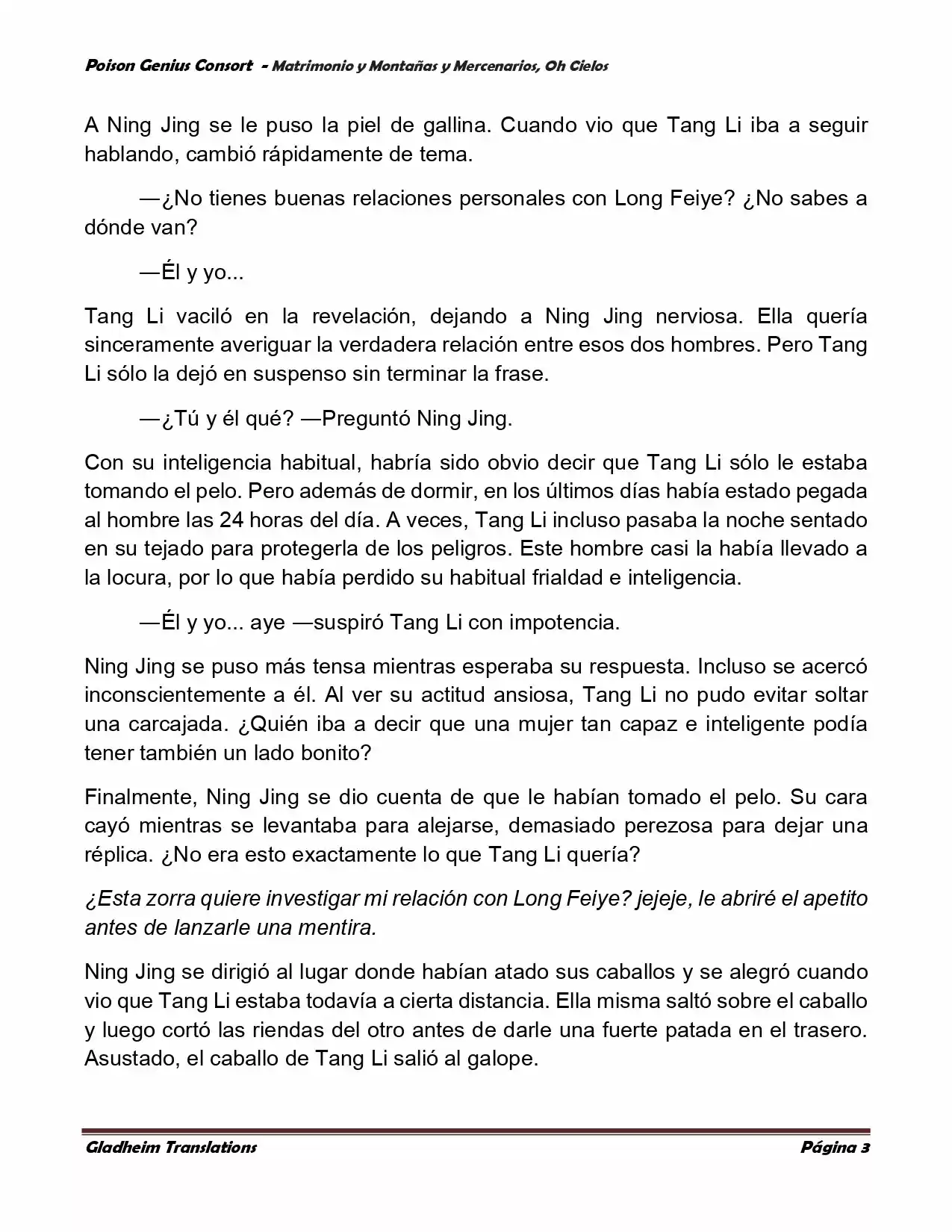 Poison Genious Consort (Novela) - Capítulo 386 - Página 3 - LectorTMOo