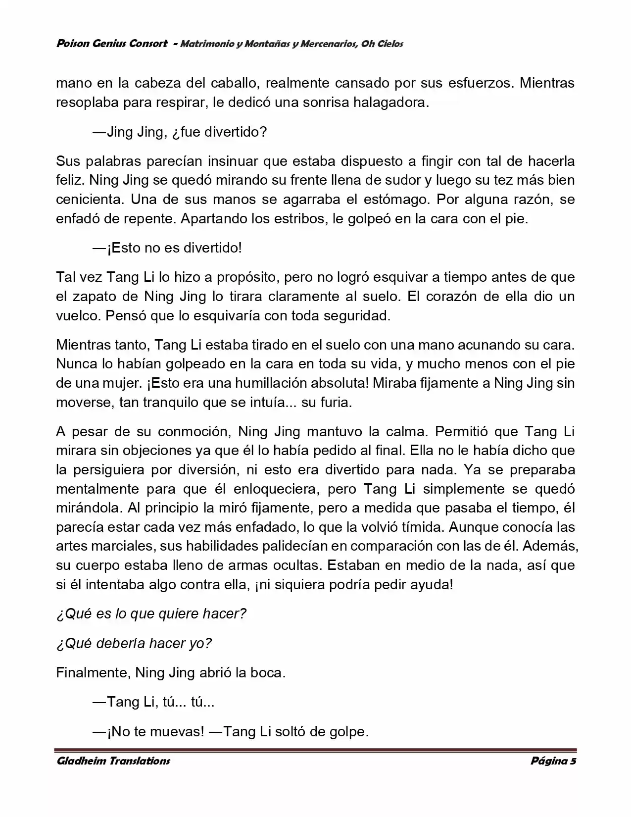 Poison Genious Consort (Novela) - Capítulo 386 - Página 5 - LectorTMOo