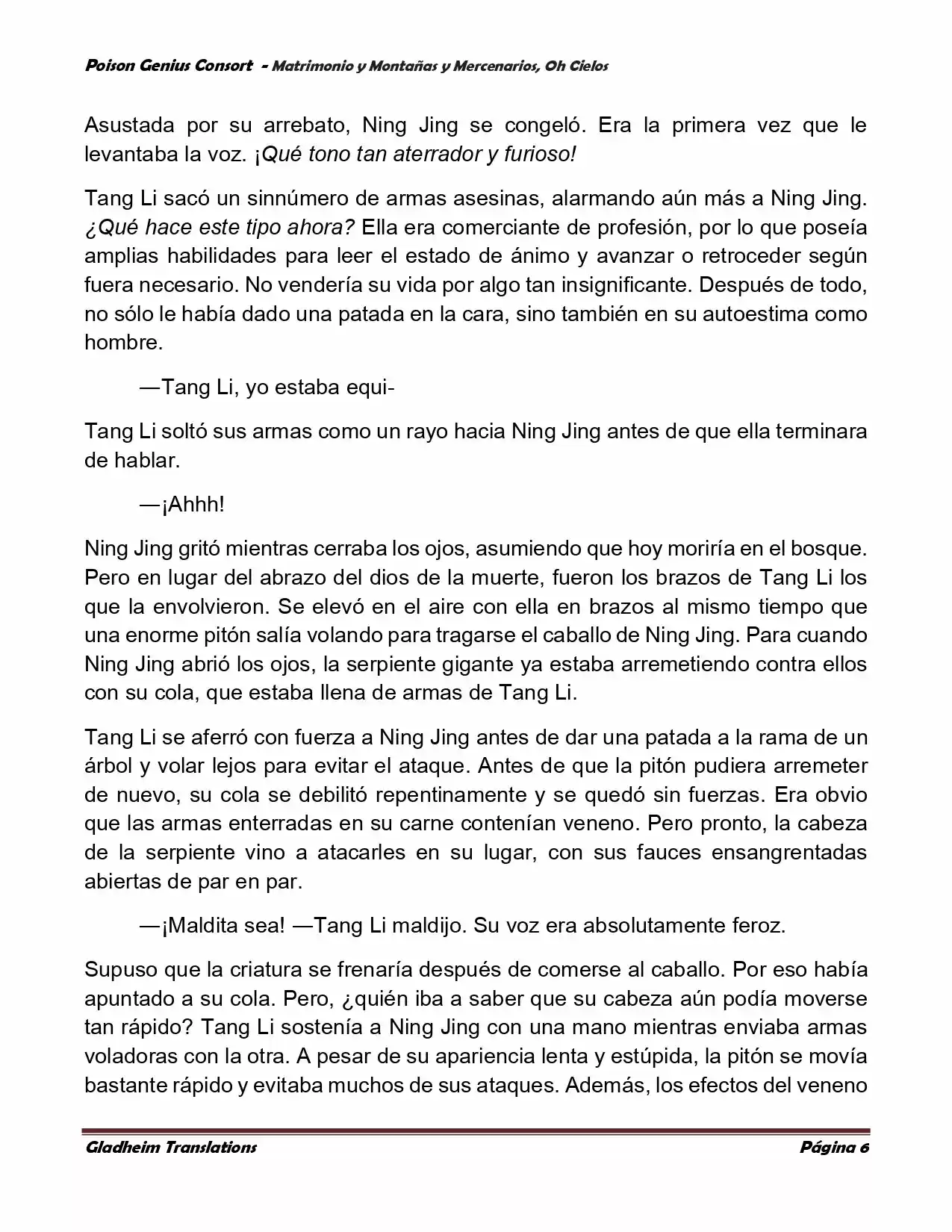 Poison Genious Consort (Novela) - Capítulo 386 - Página 6 - LectorTMOo