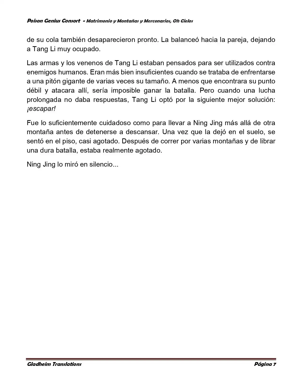Poison Genious Consort (Novela) - Capítulo 386 - Página 7 - LectorTMOo
