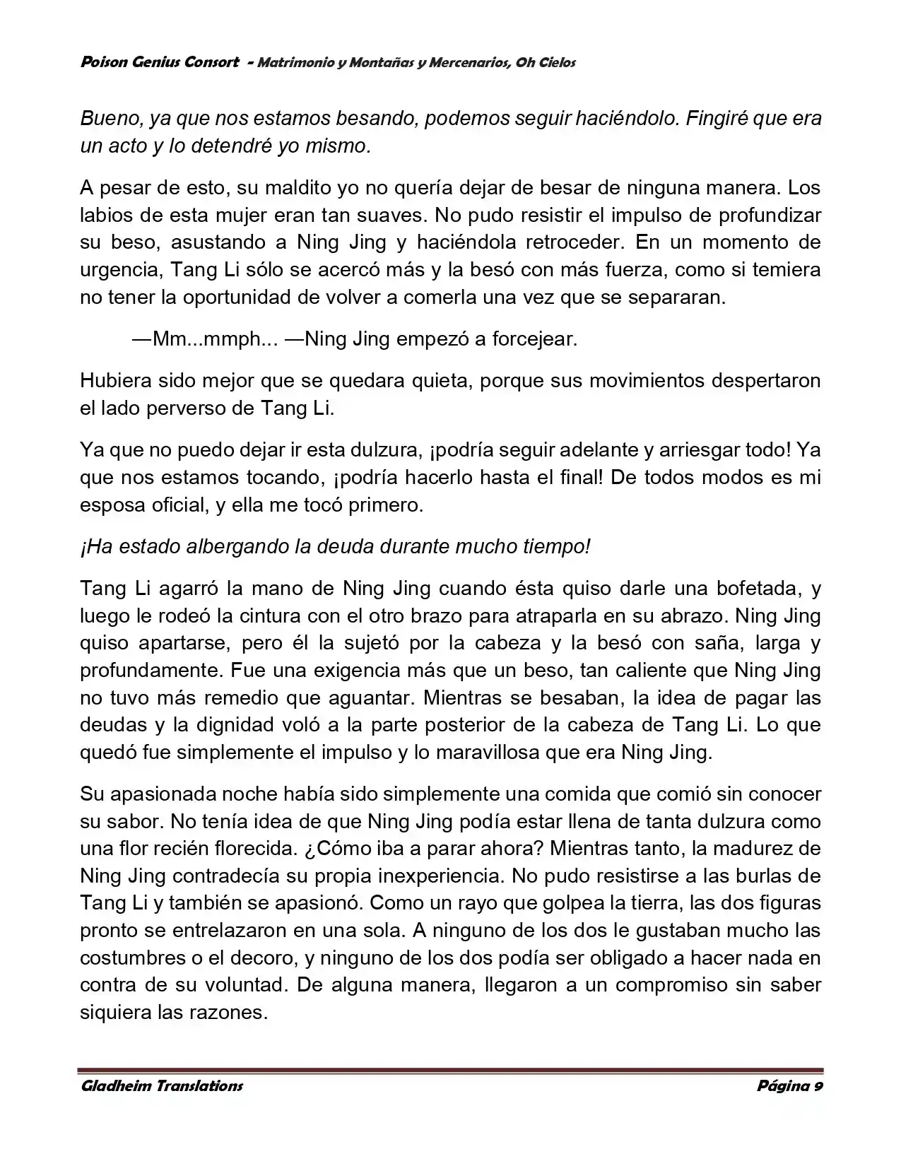 Poison Genious Consort (Novela) - Capítulo 386 - Página 9 - LectorTMOo