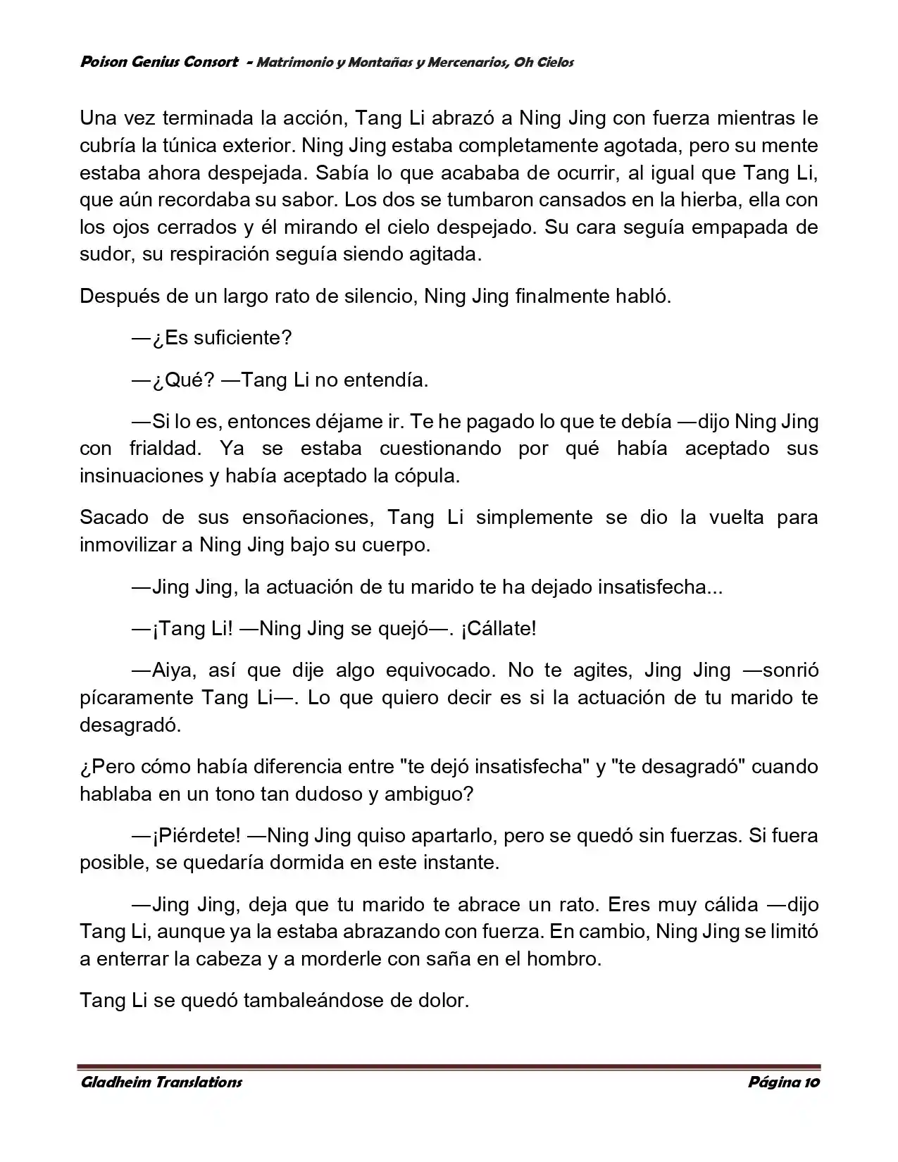 Poison Genious Consort (Novela) - Capítulo 386 - Página 10 - LectorTMOo