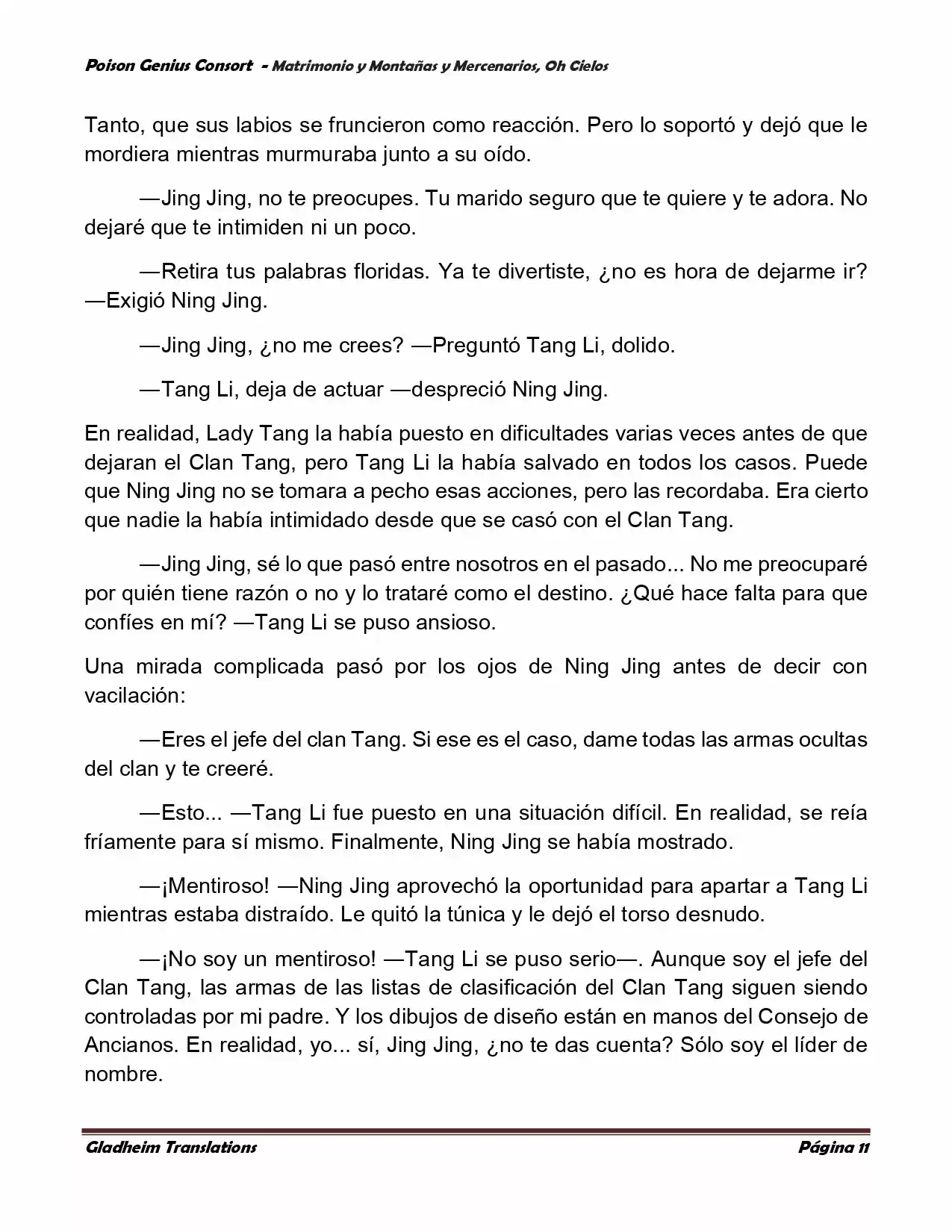 Poison Genious Consort (Novela) - Capítulo 386 - Página 11 - LectorTMOo