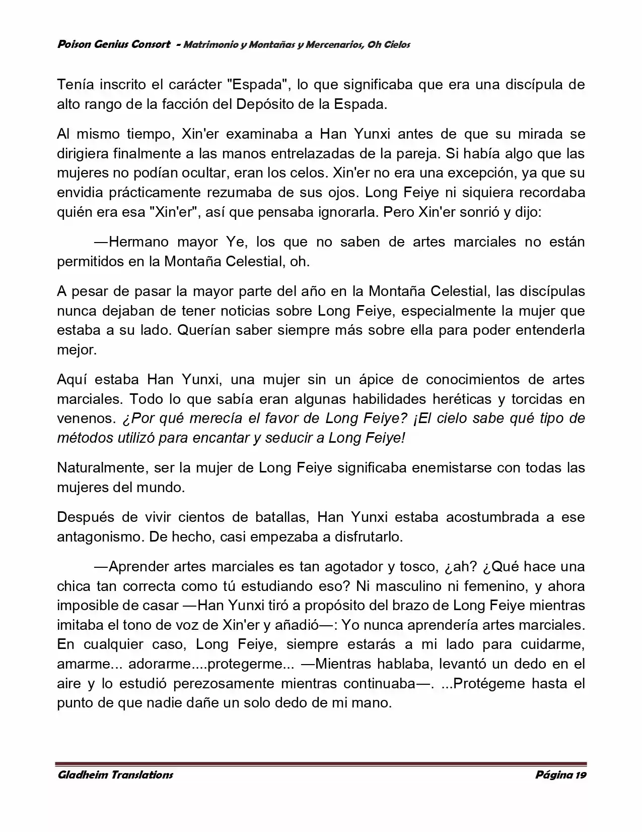 Poison Genious Consort (Novela) - Capítulo 386 - Página 19 - LectorTMOo