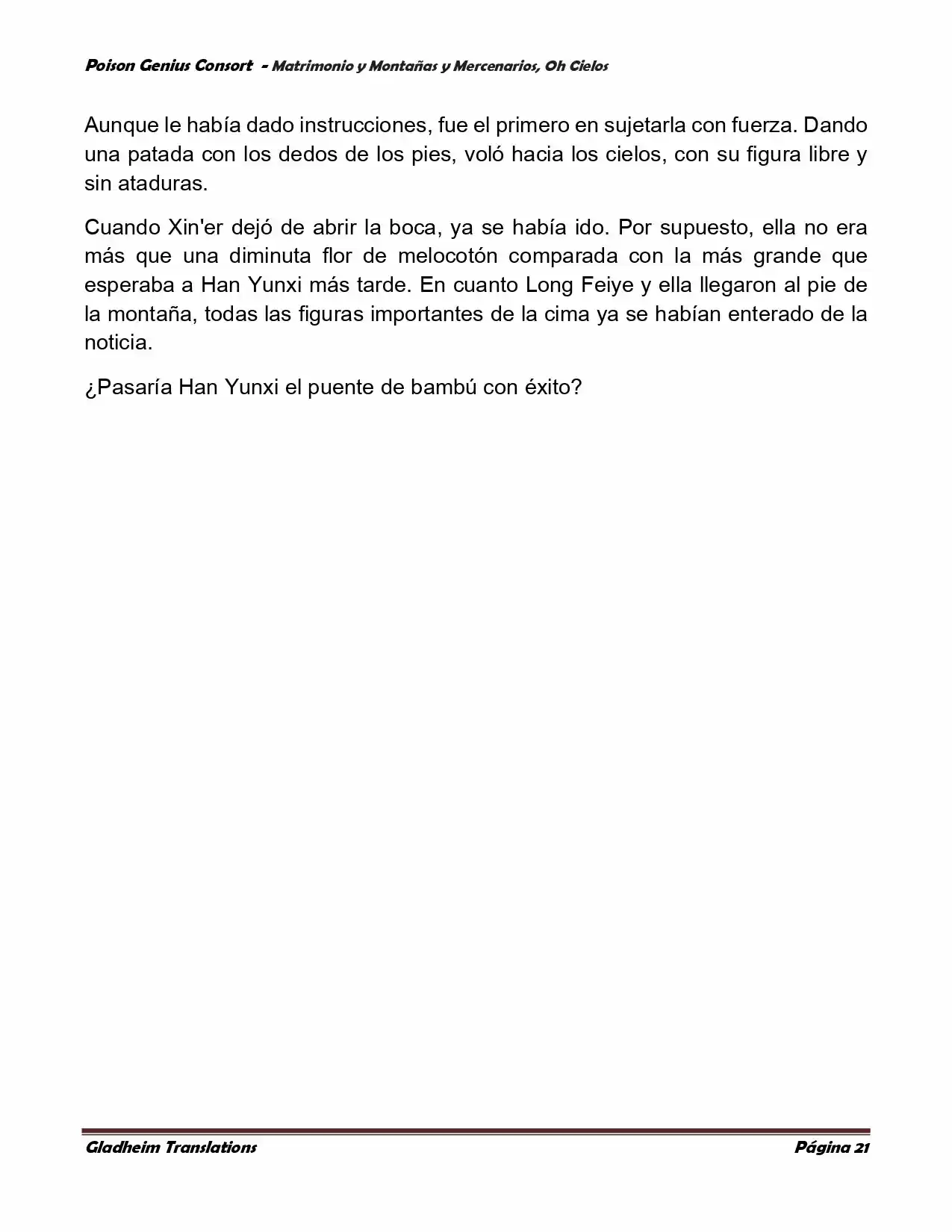 Poison Genious Consort (Novela) - Capítulo 386 - Página 21 - LectorTMOo
