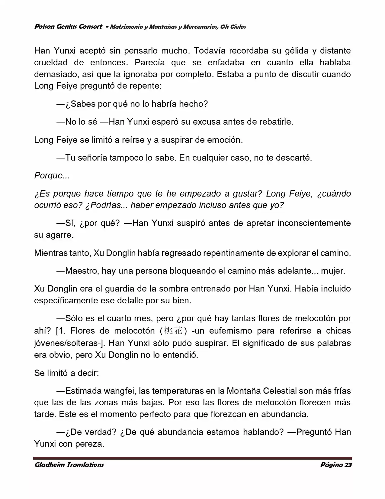 Poison Genious Consort (Novela) - Capítulo 386 - Página 23 - LectorTMOo
