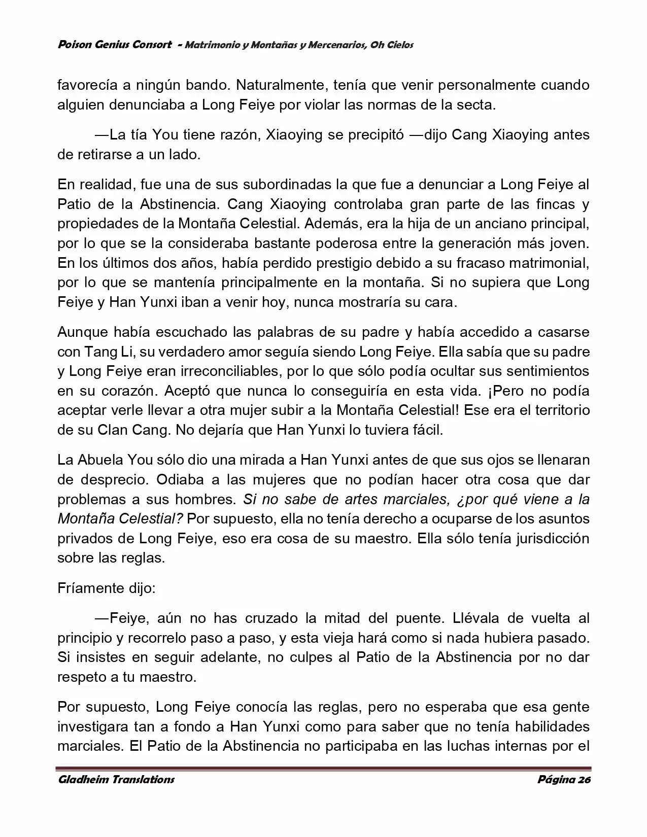 Poison Genious Consort (Novela) - Capítulo 386 - Página 26 - LectorTMOo