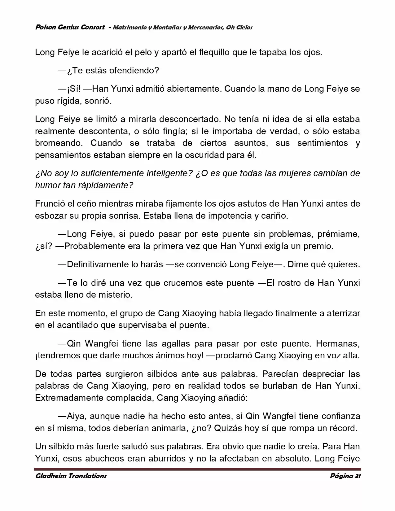 Poison Genious Consort (Novela) - Capítulo 386 - Página 31 - LectorTMOo