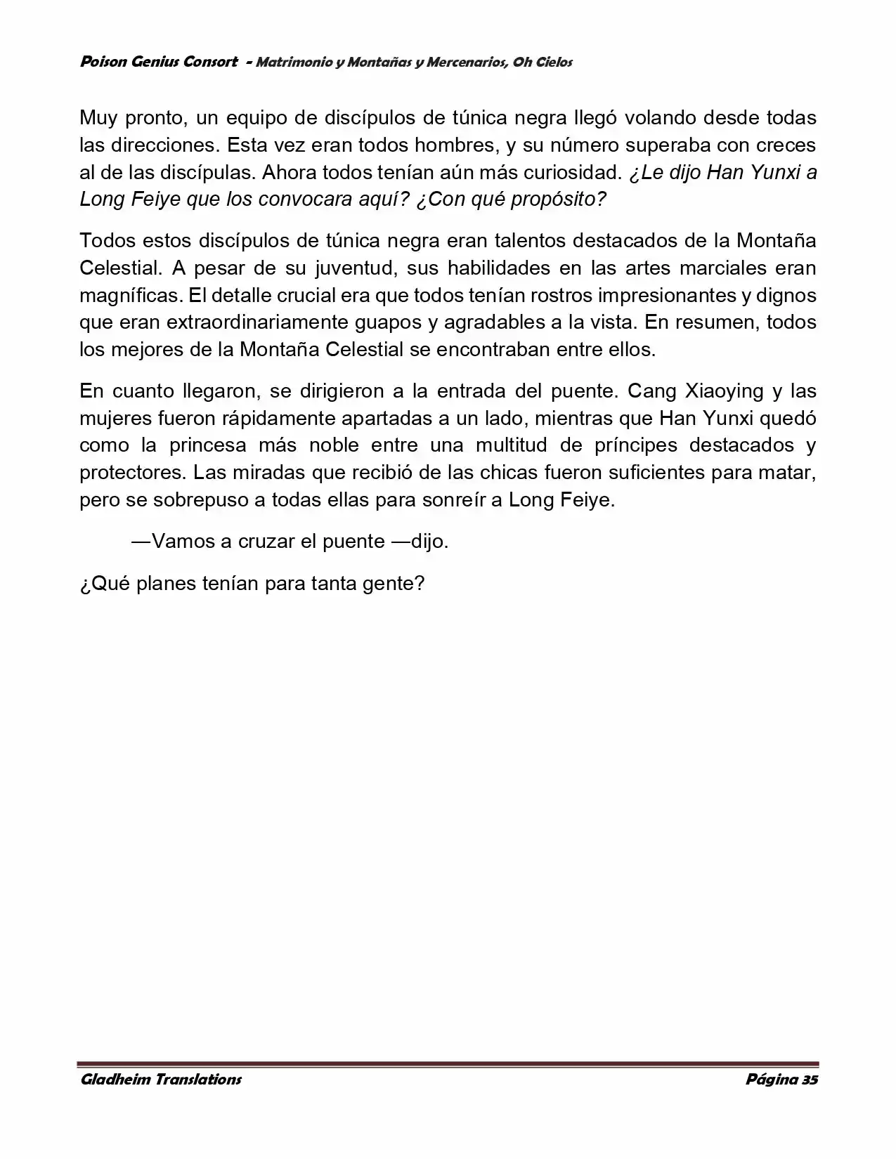 Poison Genious Consort (Novela) - Capítulo 386 - Página 35 - LectorTMOo