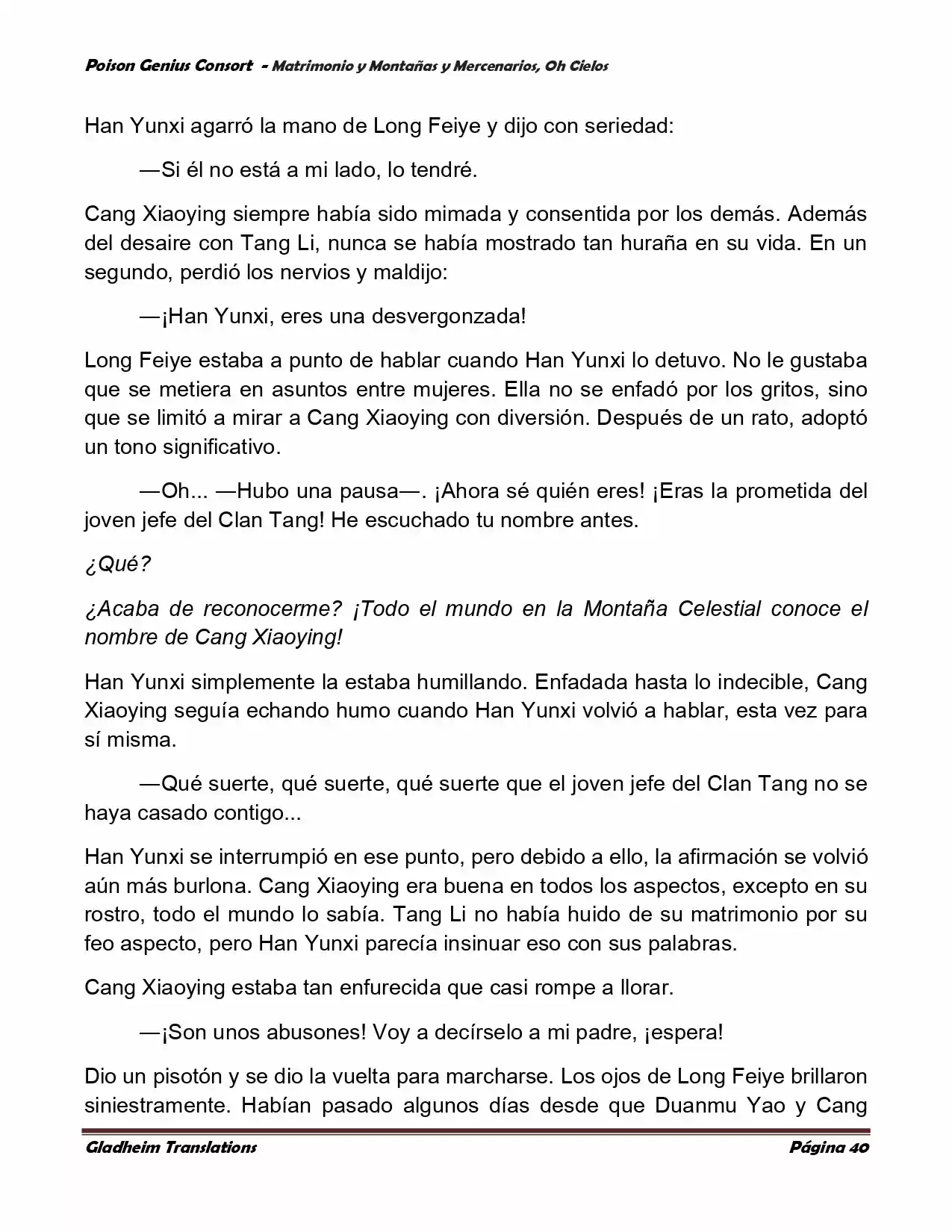 Poison Genious Consort (Novela) - Capítulo 386 - Página 40 - LectorTMOo