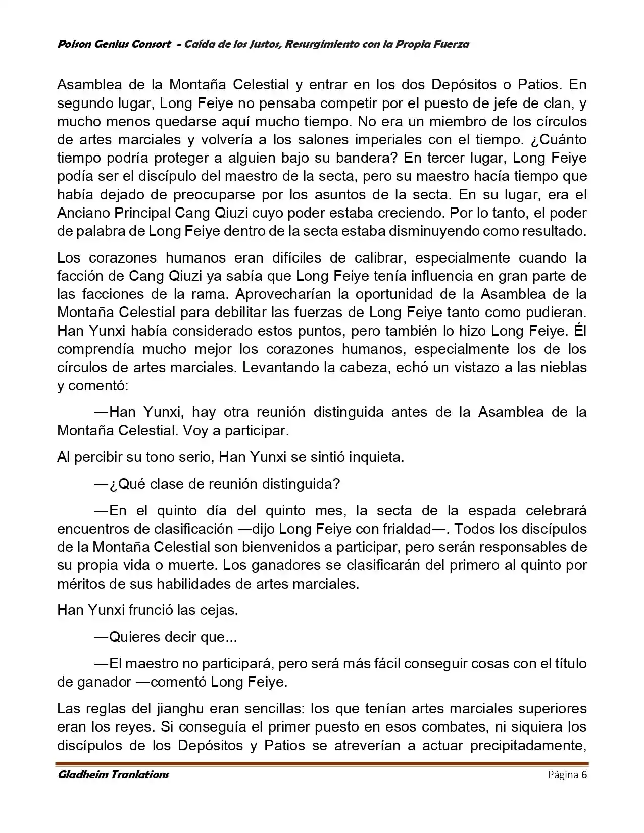 Poison Genious Consort (Novela) - Capítulo 387 - Página 6 - LectorTMOo