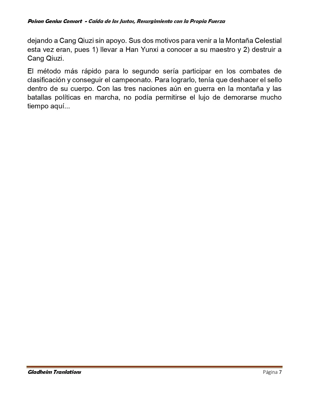 Poison Genious Consort (Novela) - Capítulo 387 - Página 7 - LectorTMOo