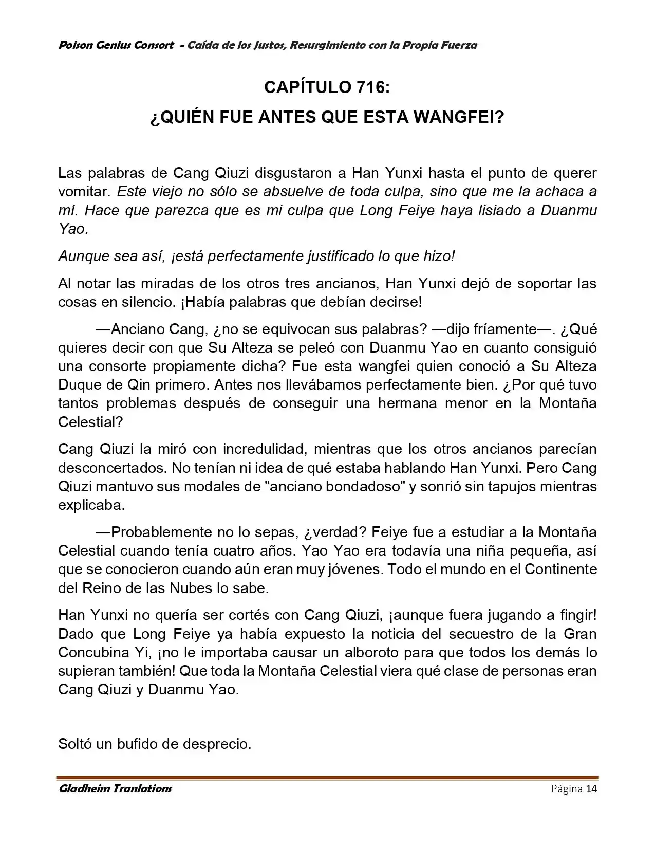 Poison Genious Consort (Novela) - Capítulo 387 - Página 12 - LectorTMOo