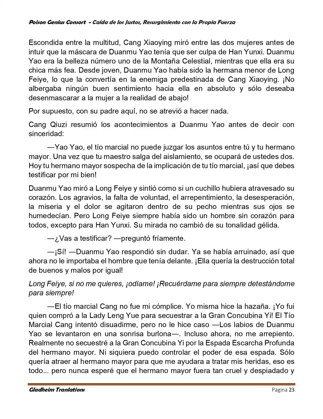 Poison Genious Consort (Novela) - Capítulo 387 - Página 23 - LectorTMOo