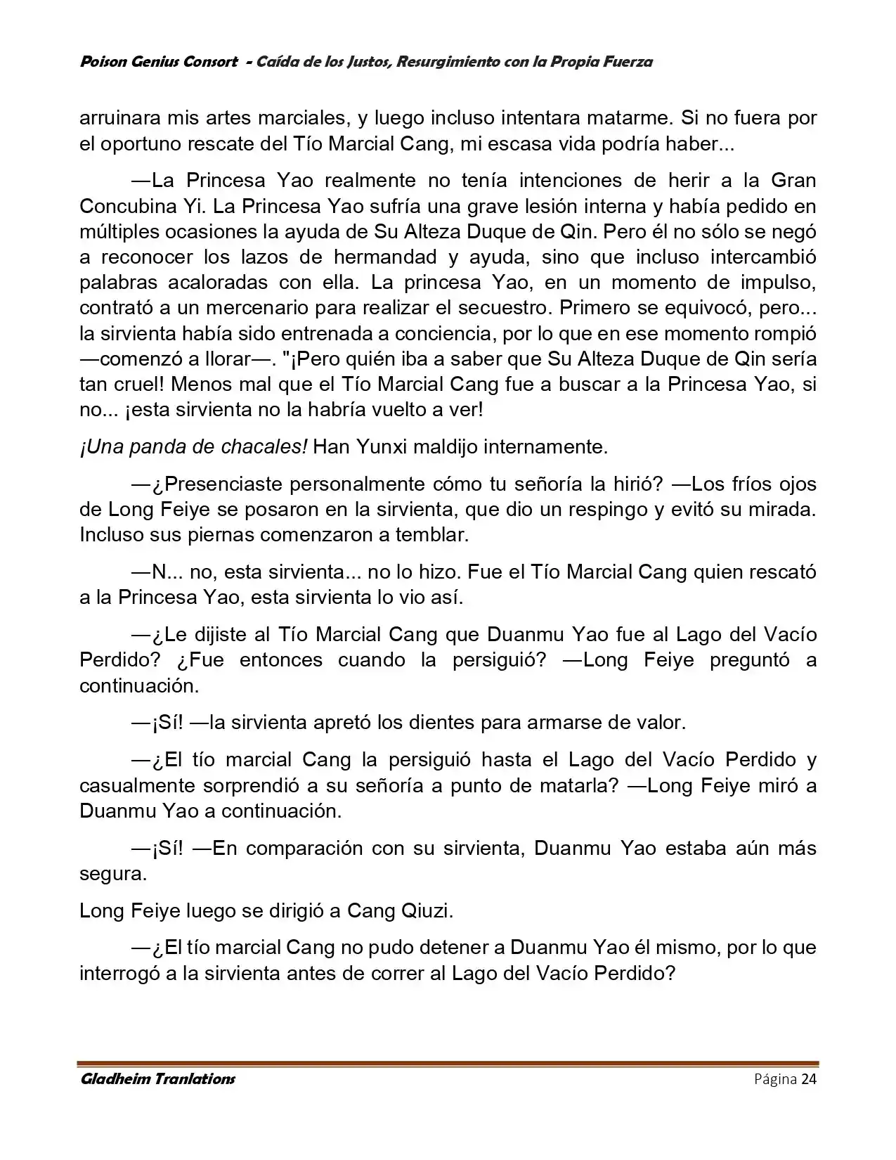 Poison Genious Consort (Novela) - Capítulo 387 - Página 24 - LectorTMOo