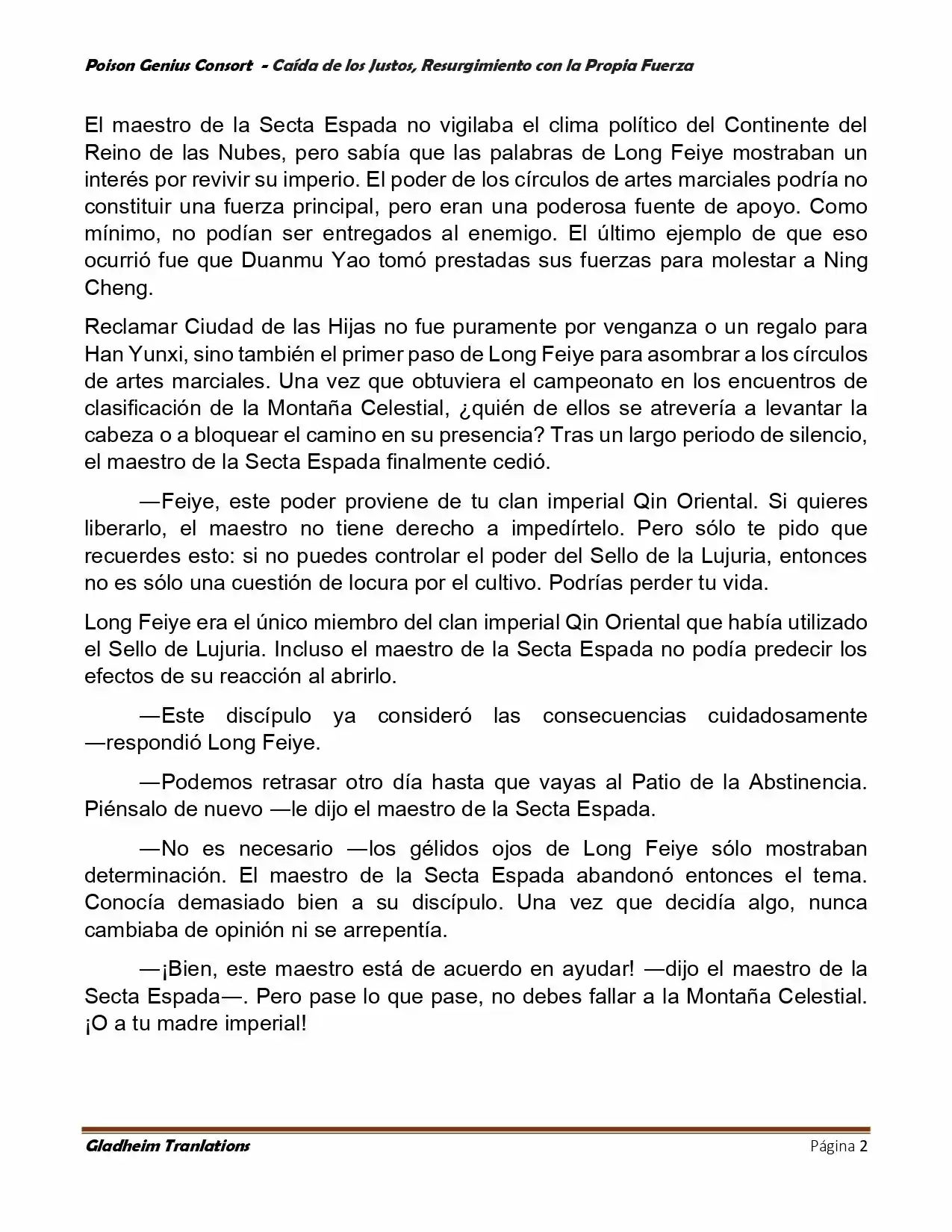 Poison Genious Consort (Novela) - Capítulo 388 - Página 2 - LectorTMOo