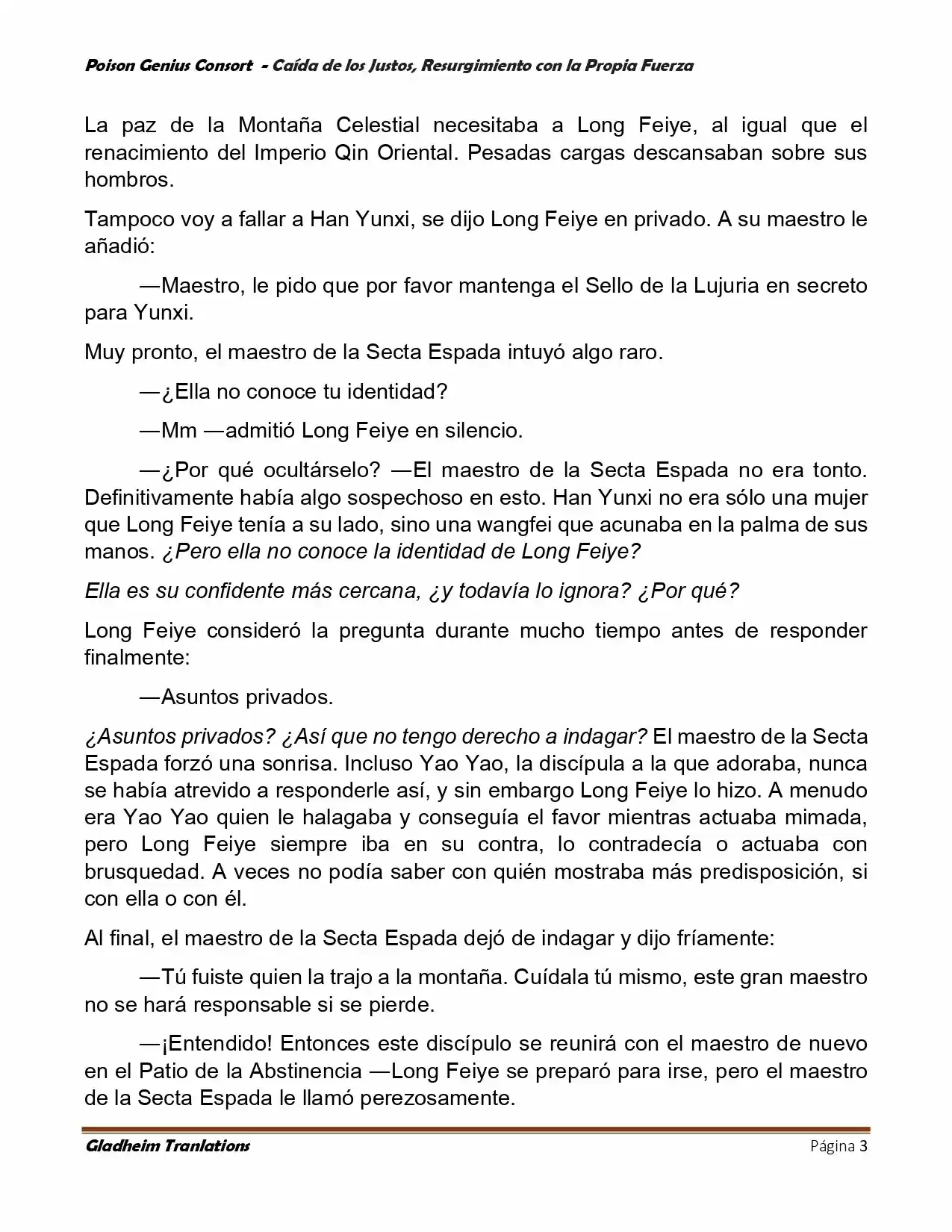 Poison Genious Consort (Novela) - Capítulo 388 - Página 3 - LectorTMOo