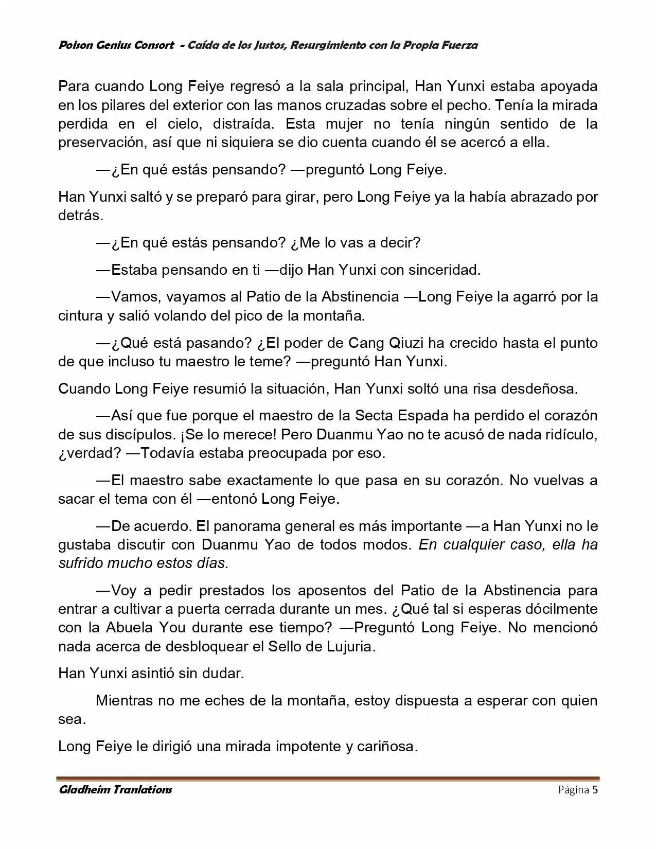 Poison Genious Consort (Novela) - Capítulo 388 - Página 5 - LectorTMOo