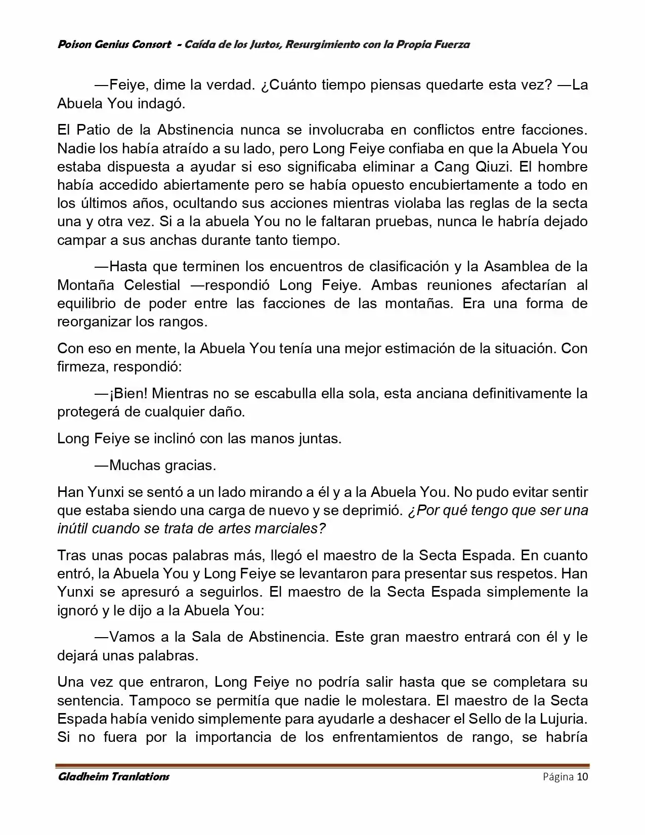 Poison Genious Consort (Novela) - Capítulo 388 - Página 10 - LectorTMOo