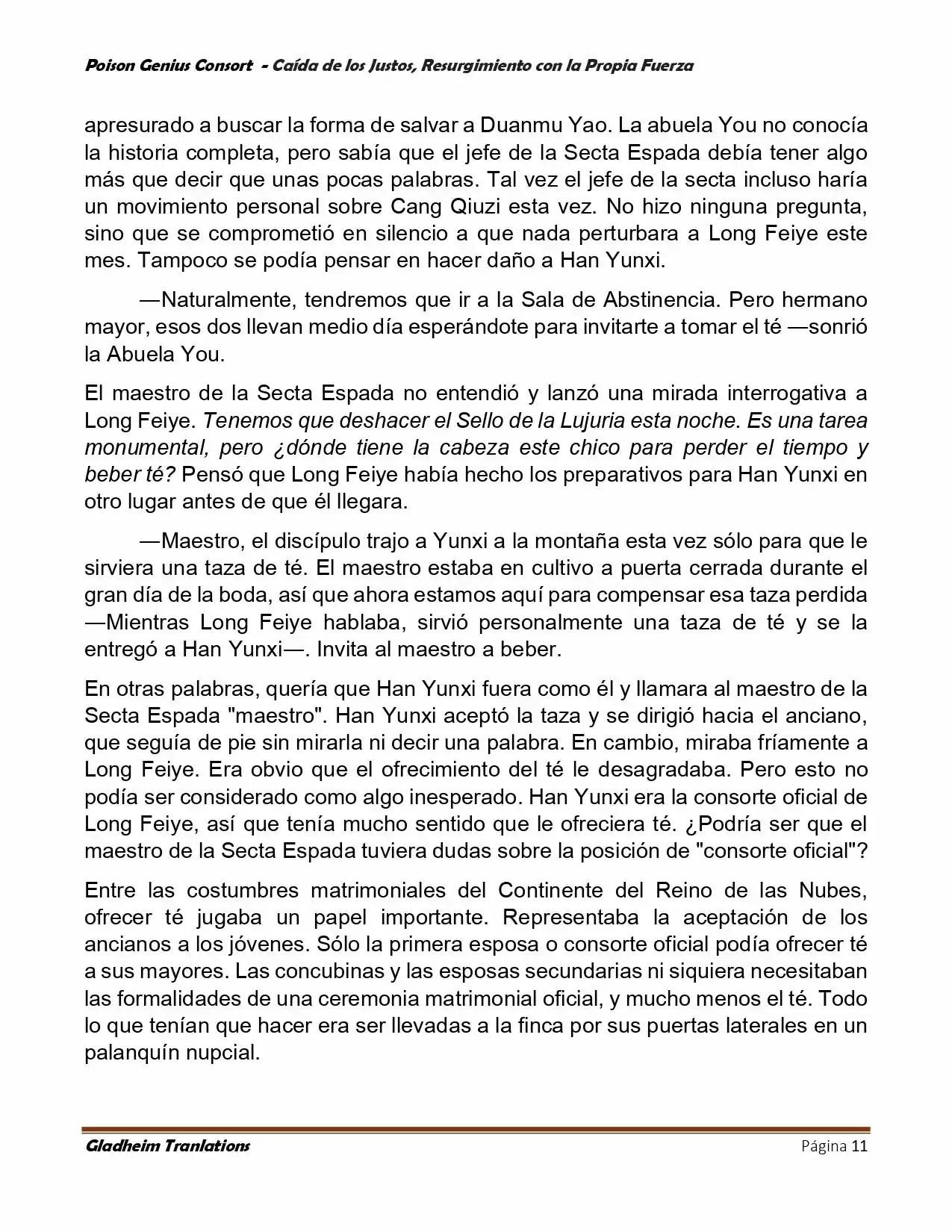 Poison Genious Consort (Novela) - Capítulo 388 - Página 11 - LectorTMOo