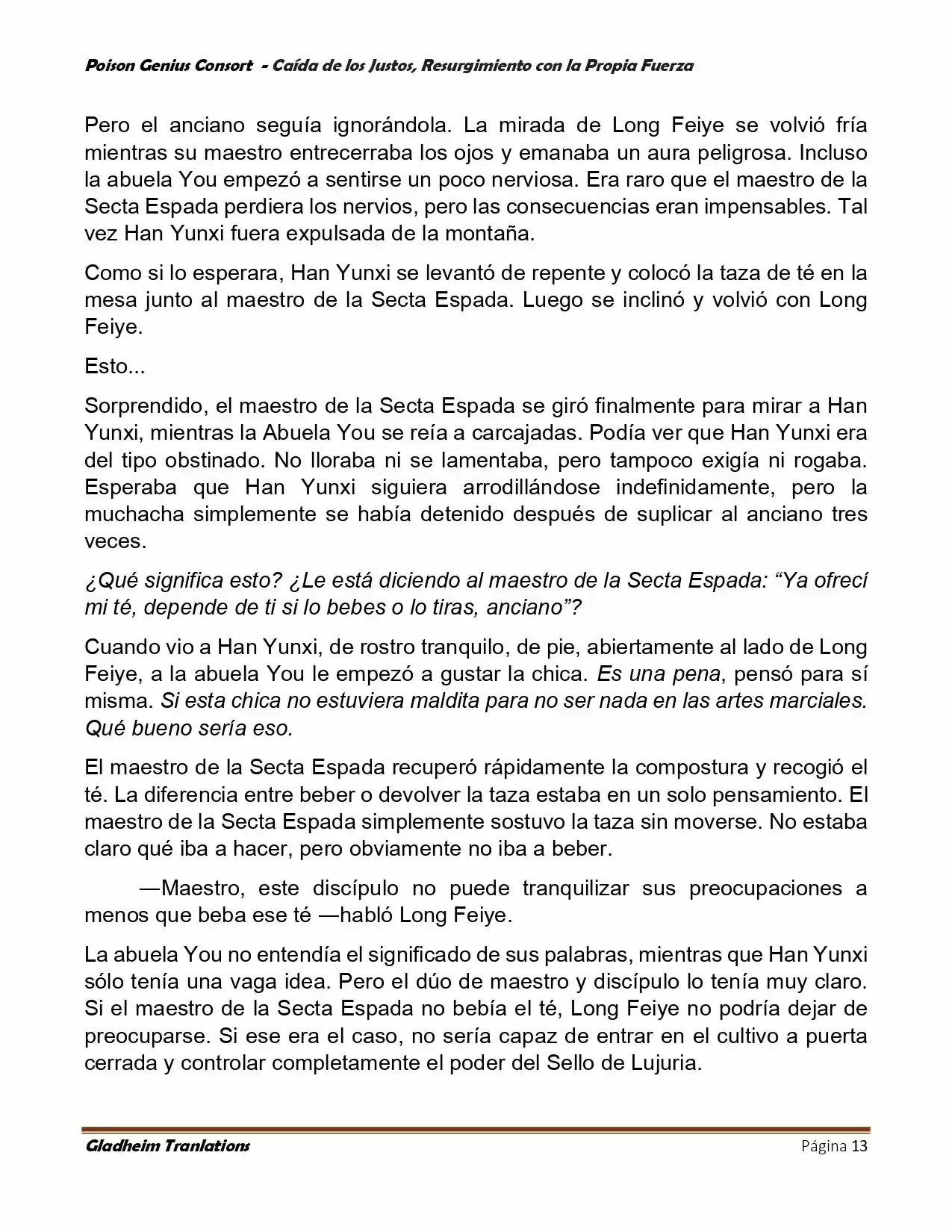 Poison Genious Consort (Novela) - Capítulo 388 - Página 13 - LectorTMOo