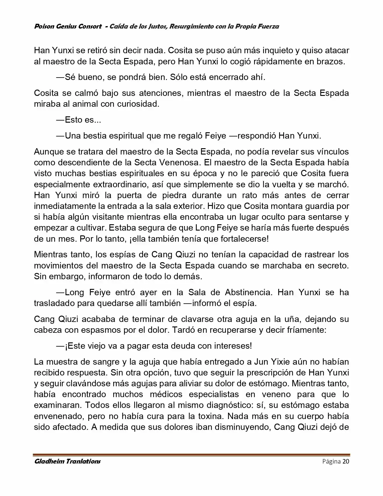 Poison Genious Consort (Novela) - Capítulo 388 - Página 20 - LectorTMOo