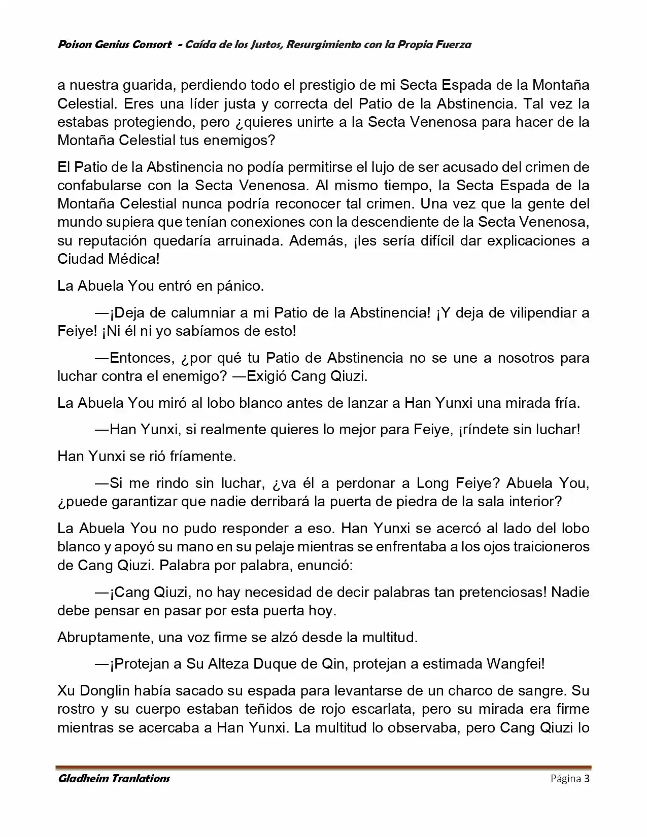 Poison Genious Consort (Novela) - Capítulo 389 - Página 3 - LectorTMOo