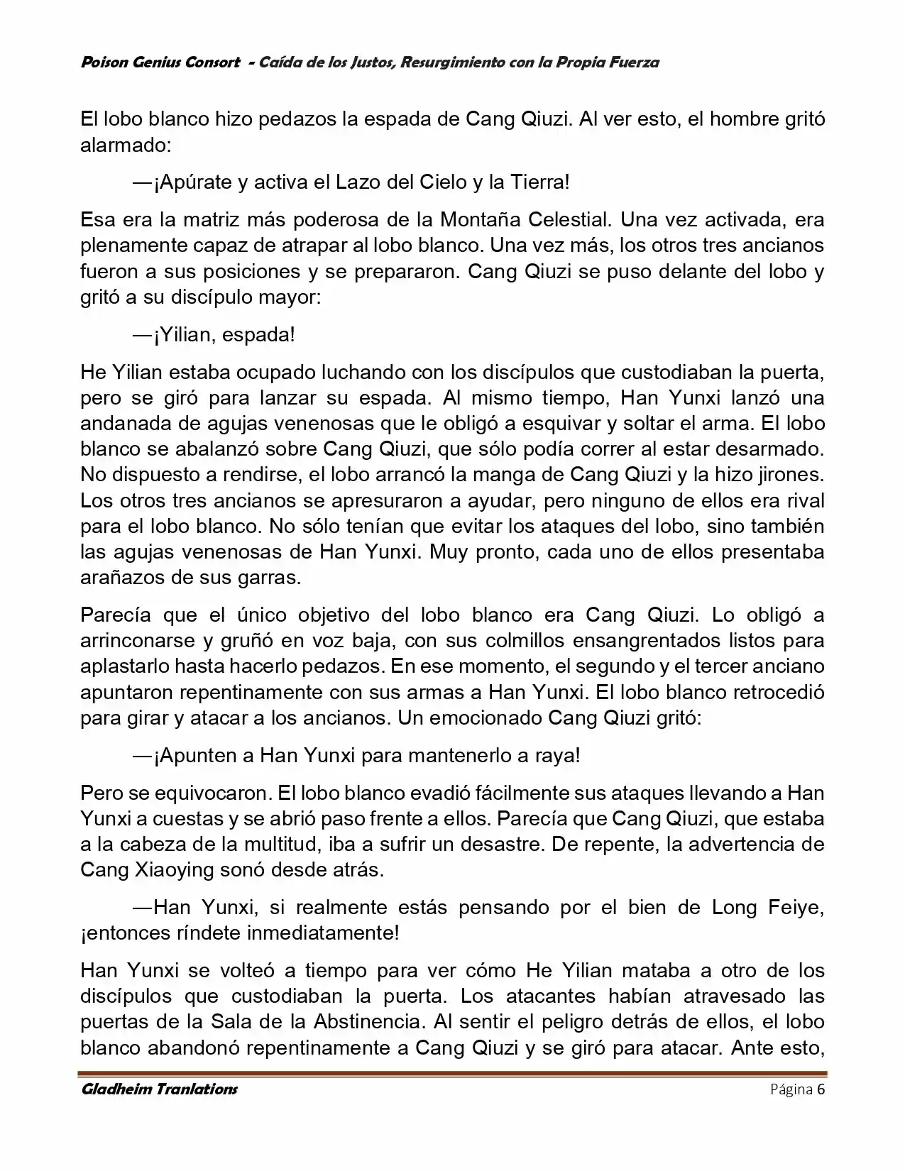 Poison Genious Consort (Novela) - Capítulo 389 - Página 6 - LectorTMOo