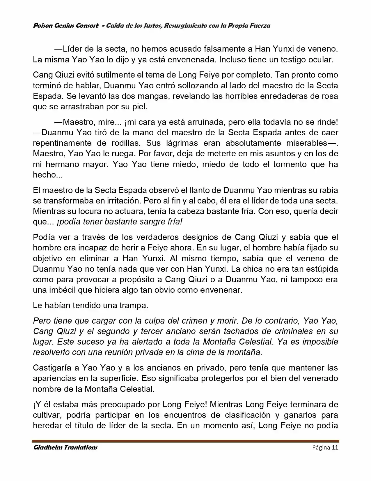 Poison Genious Consort (Novela) - Capítulo 389 - Página 11 - LectorTMOo