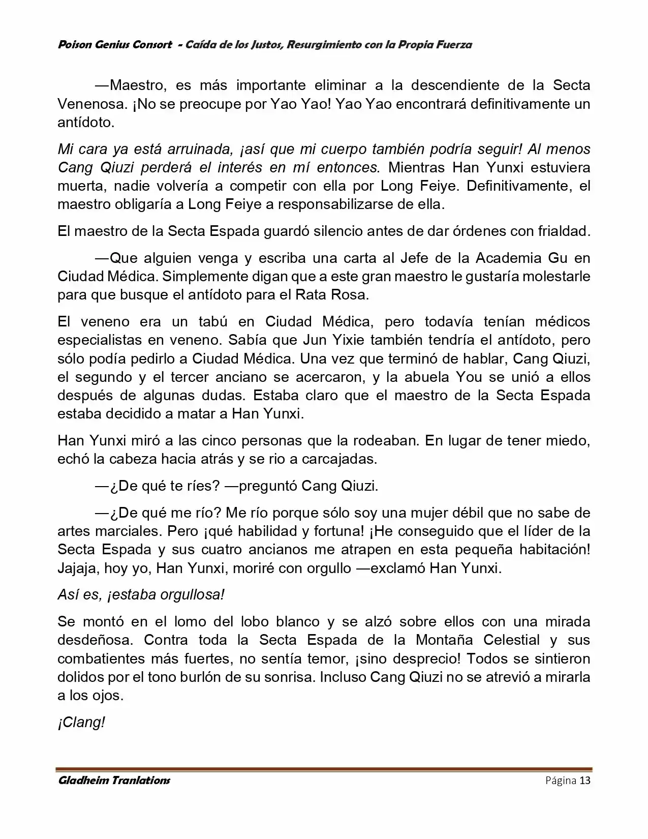 Poison Genious Consort (Novela) - Capítulo 389 - Página 13 - LectorTMOo